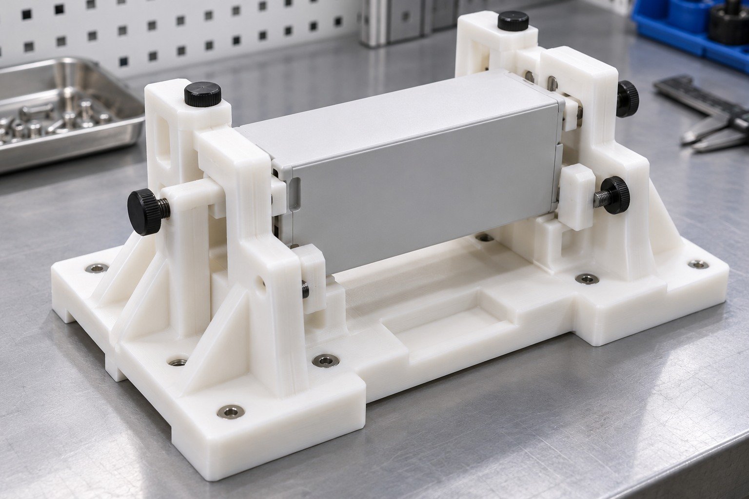 Jigs & Fixtures — Acceptance — Illustrative plastic printed-part concept.