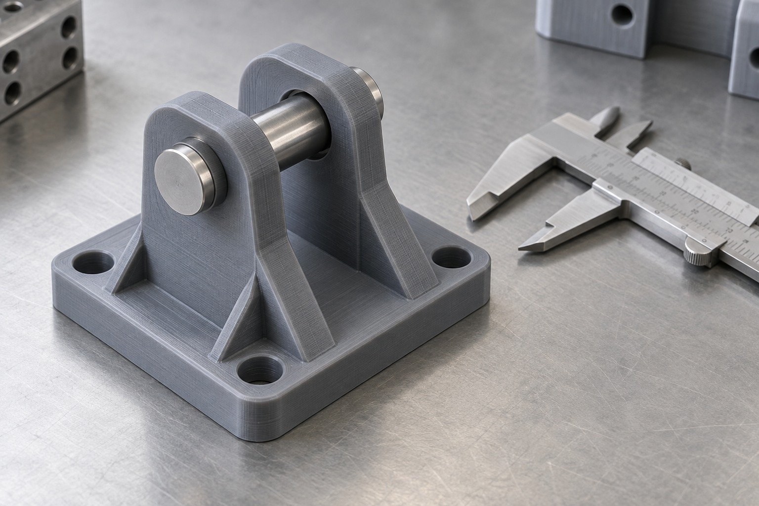 Functional Brackets — Acceptance — Illustrative plastic printed-part concept.