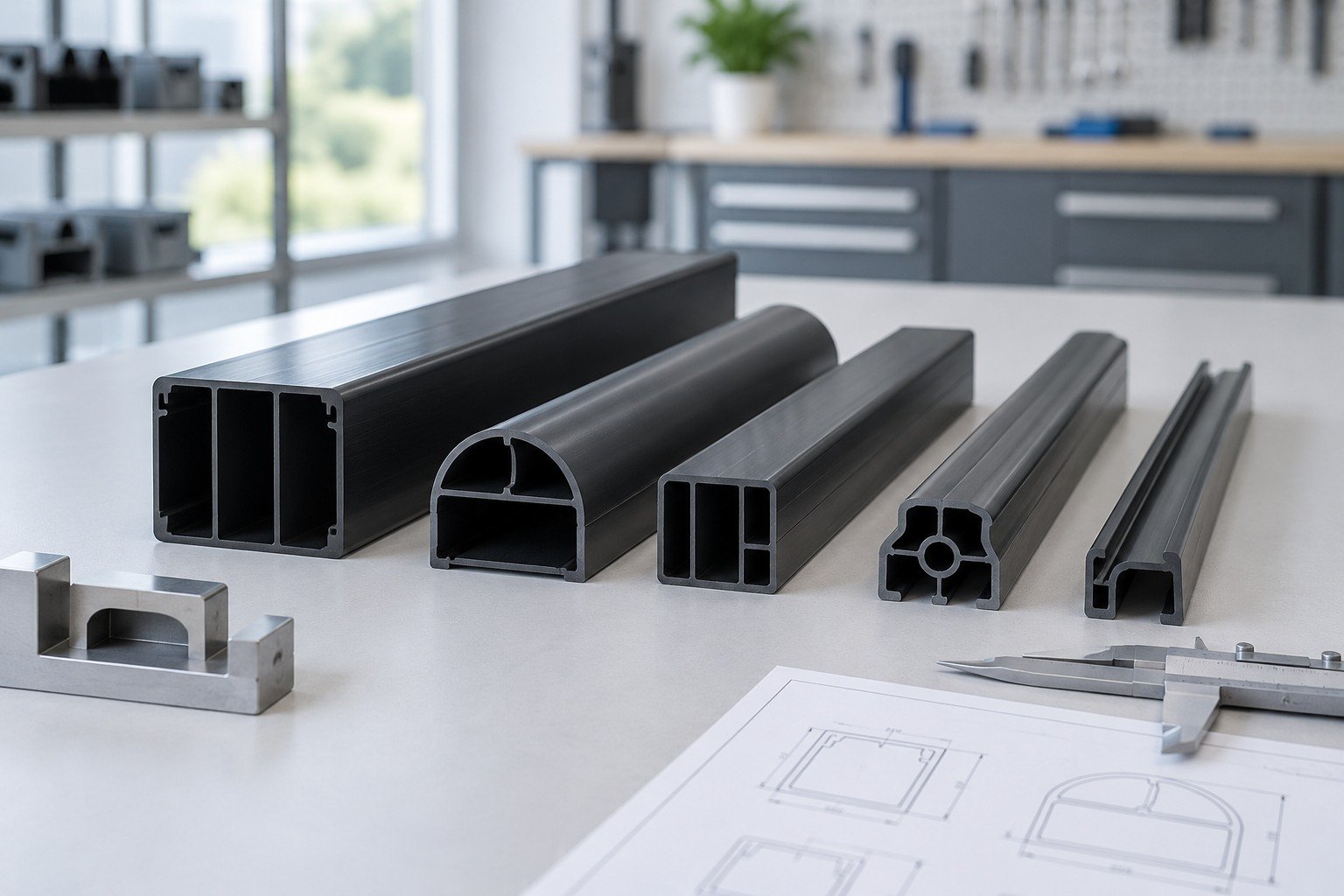 Production Approval — illustrative extrusion planning concept