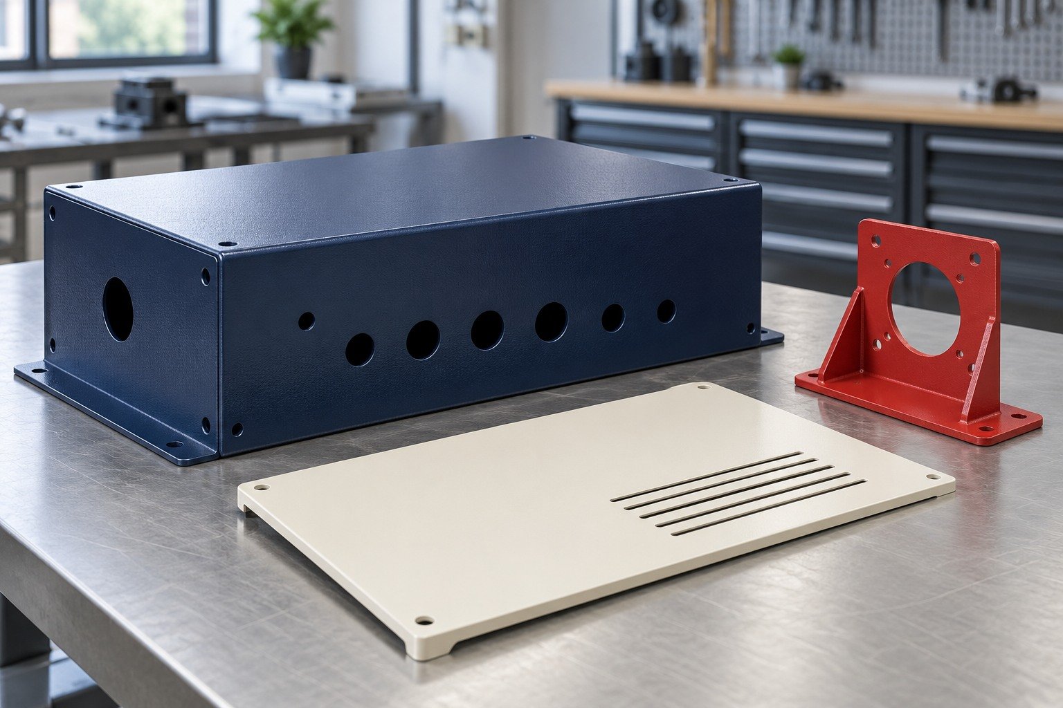 Coated Samples — illustrative powder-coating review
