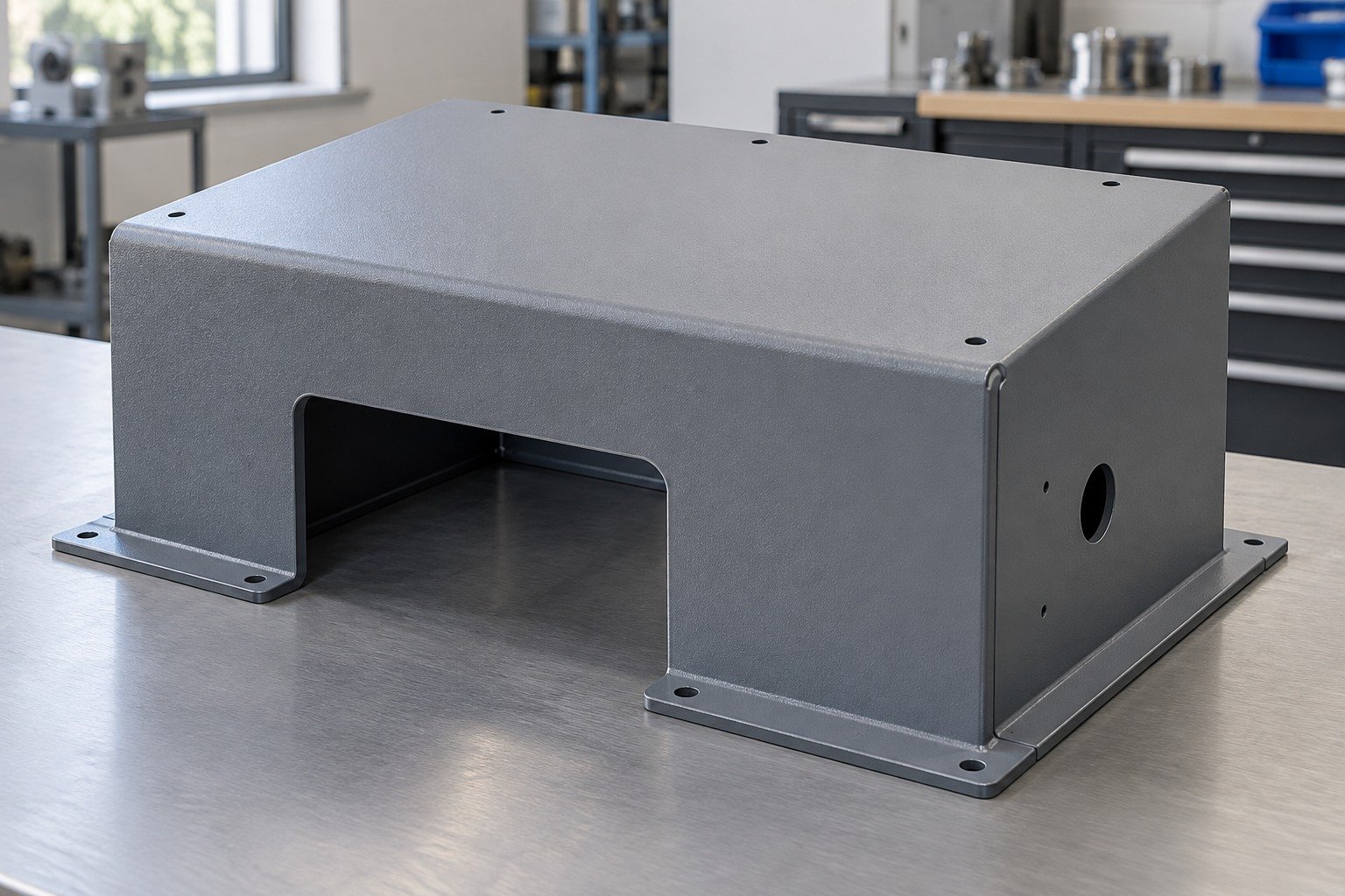 Equipment Covers — illustrative powder-coated component