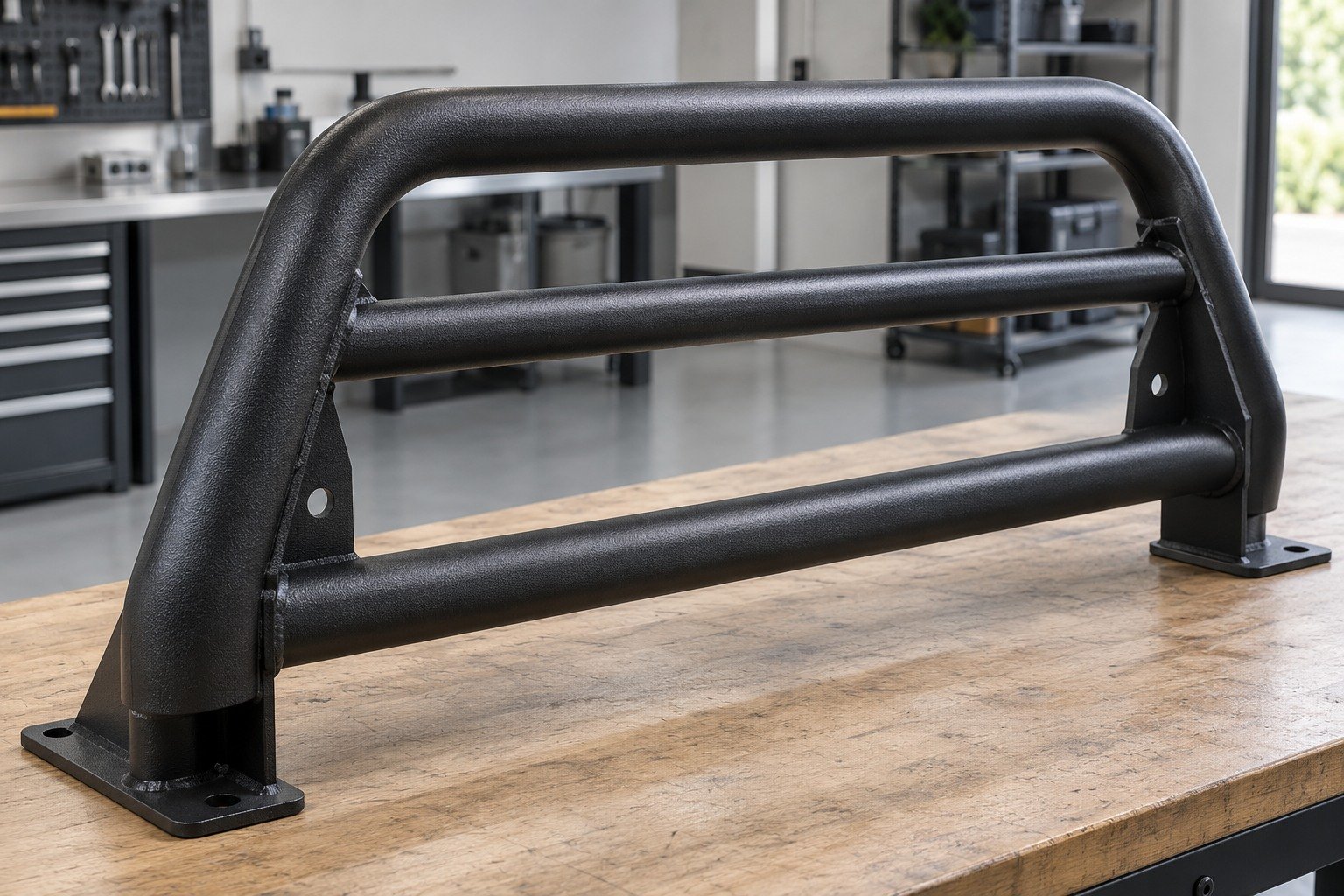 Tube Guards — Your Part — illustrative powder-coated metal component