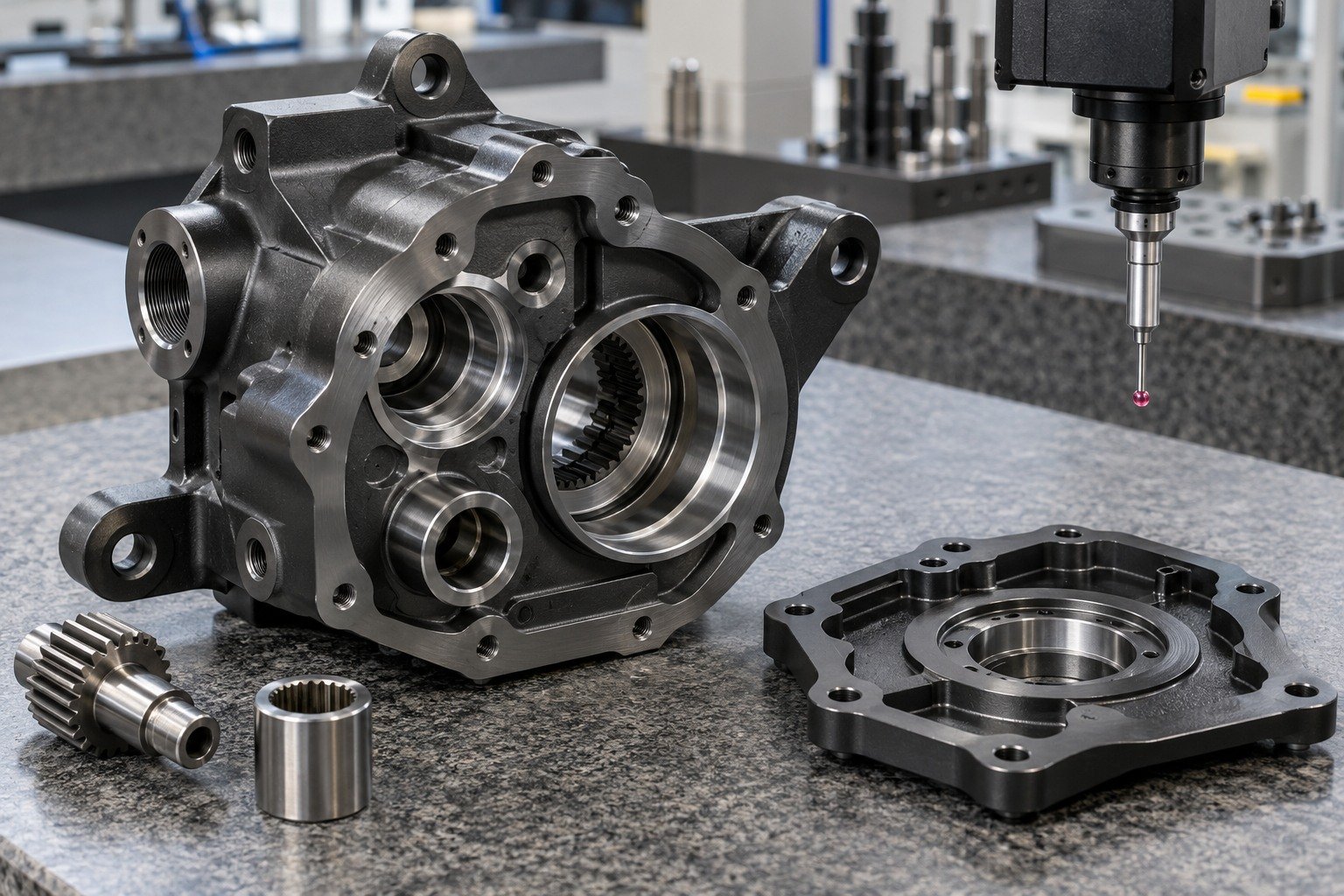 Final Condition — illustrative blackened steel component