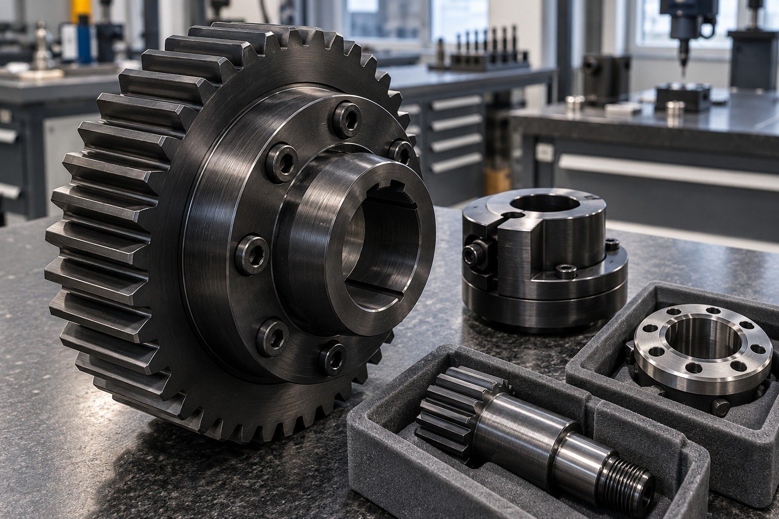 Shipment Release — illustrative blackened steel component