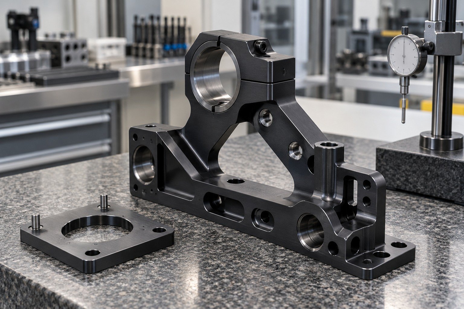 Stainless Review — Acceptance — illustrative blackened steel component
