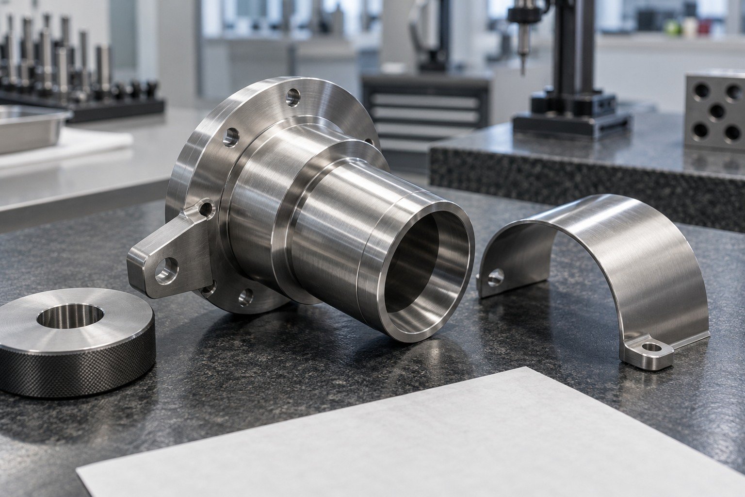 Release Approval — illustrative brushed or mechanically polished metal component