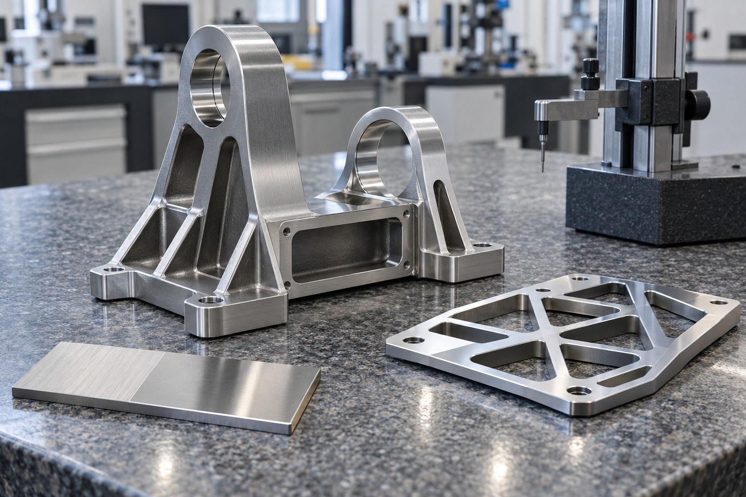 Your Custom Part — Acceptance — illustrative brushed or mechanically polished metal component