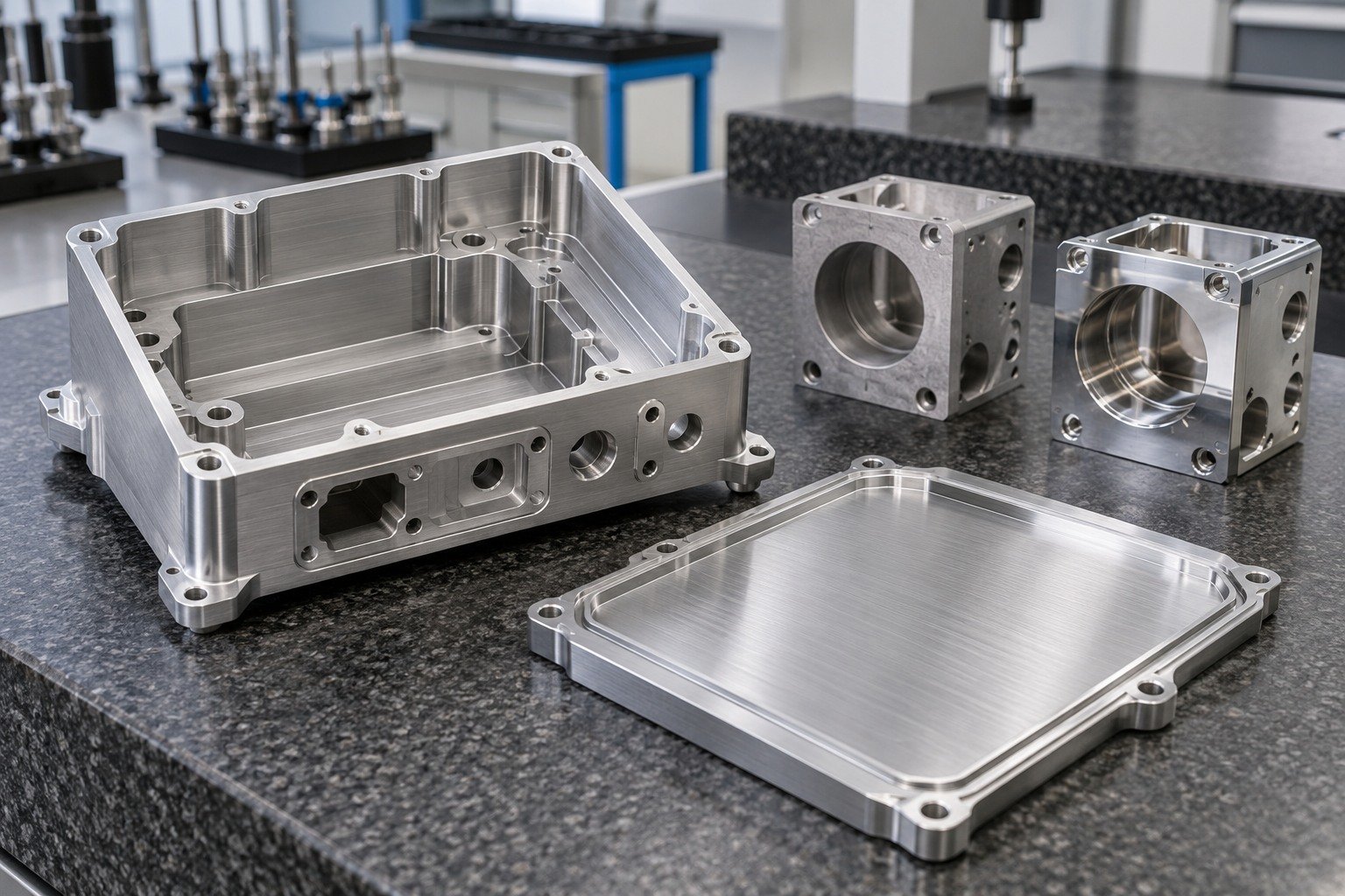 Starting Surface — illustrative brushed or mechanically polished metal component