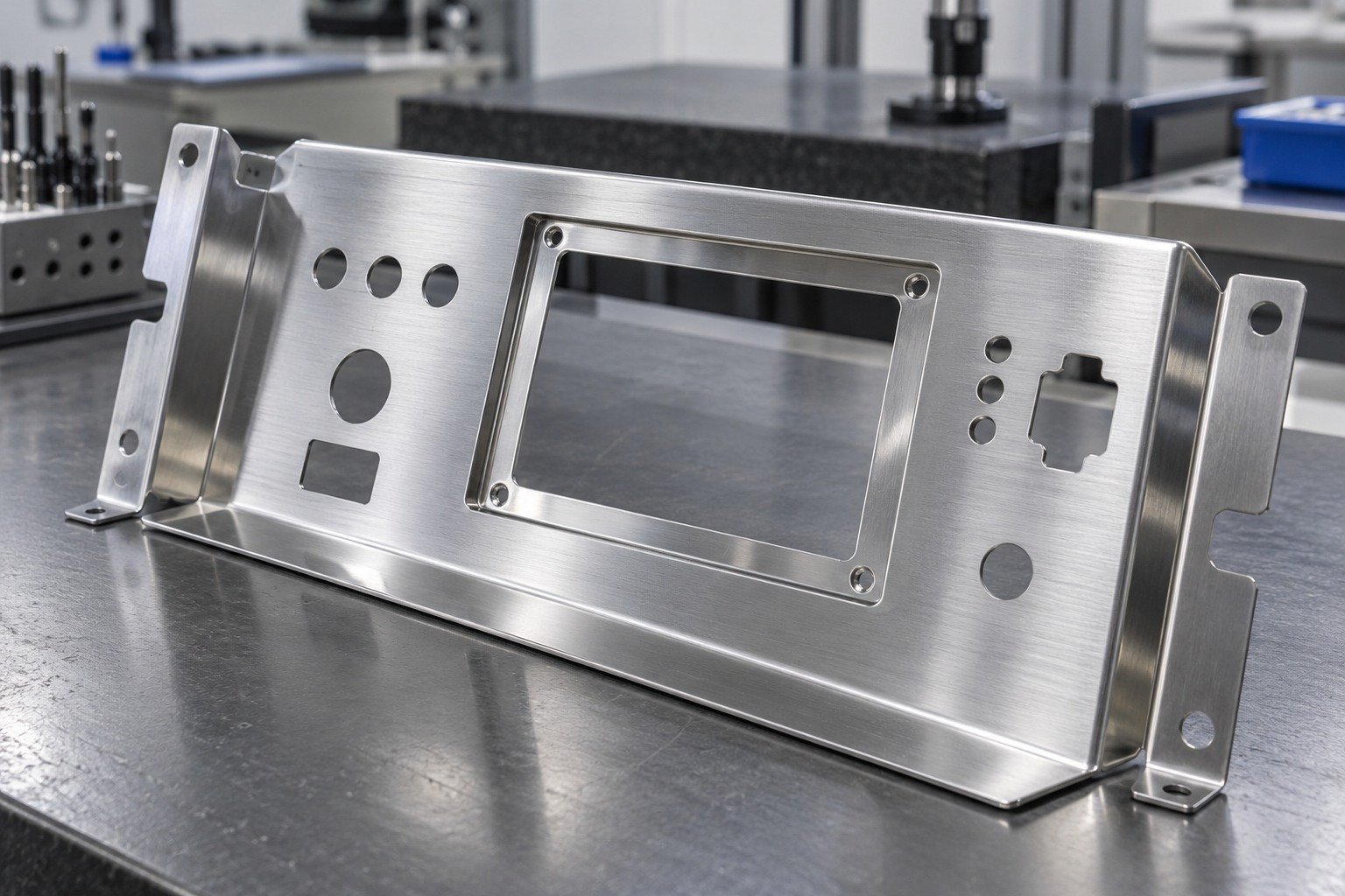 Panels & Fascias — Your Part — illustrative brushed or mechanically polished metal component