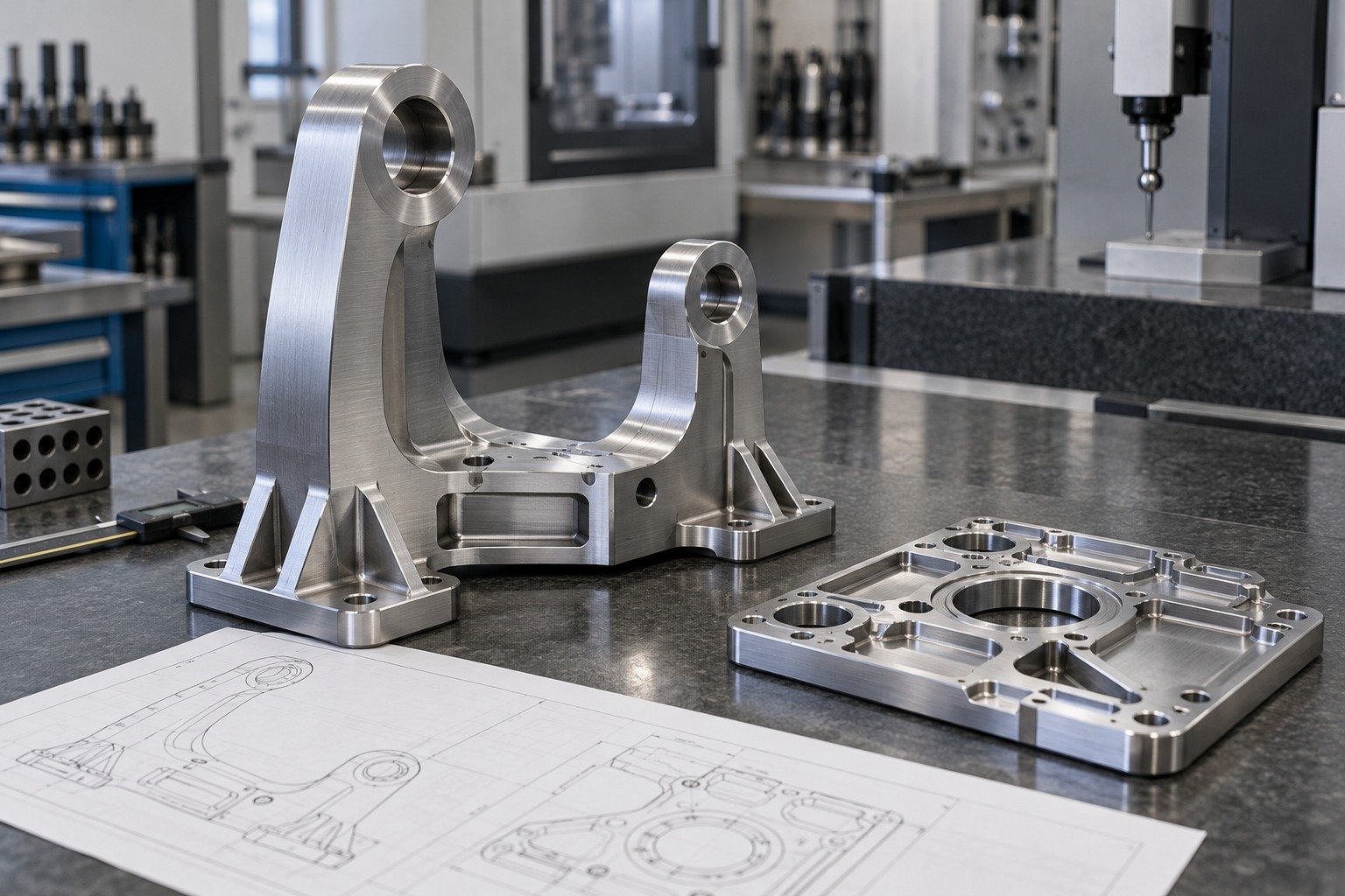 Review & Prepare — illustrative brushed or mechanically polished metal component