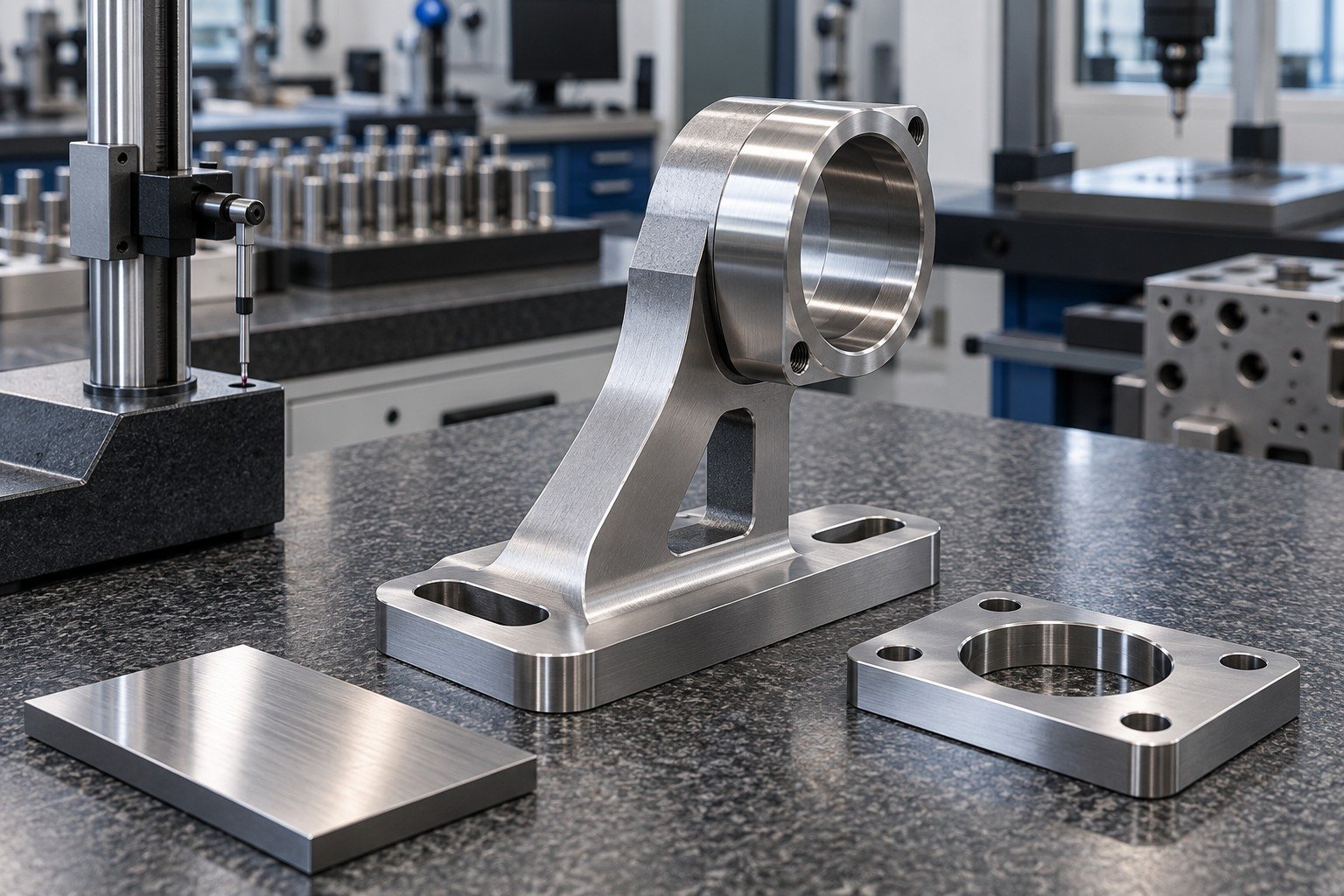 Brackets & Mounts — Acceptance — illustrative brushed or mechanically polished metal component