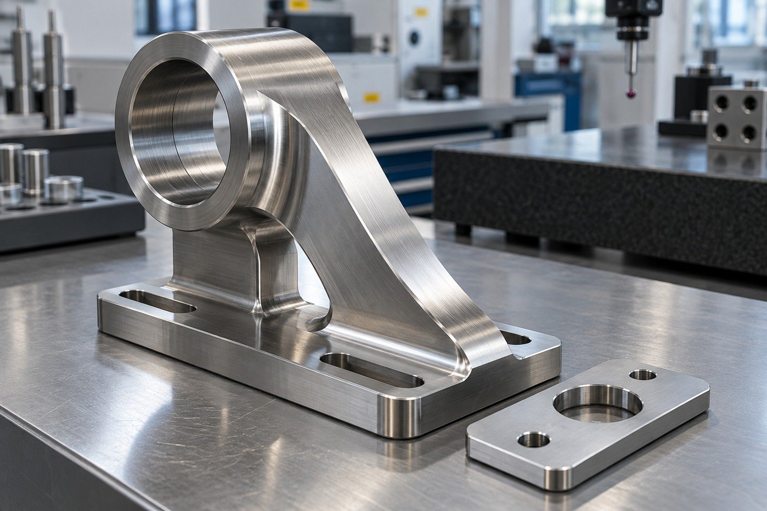 Brackets & Mounts — Your Part — illustrative brushed or mechanically polished metal component