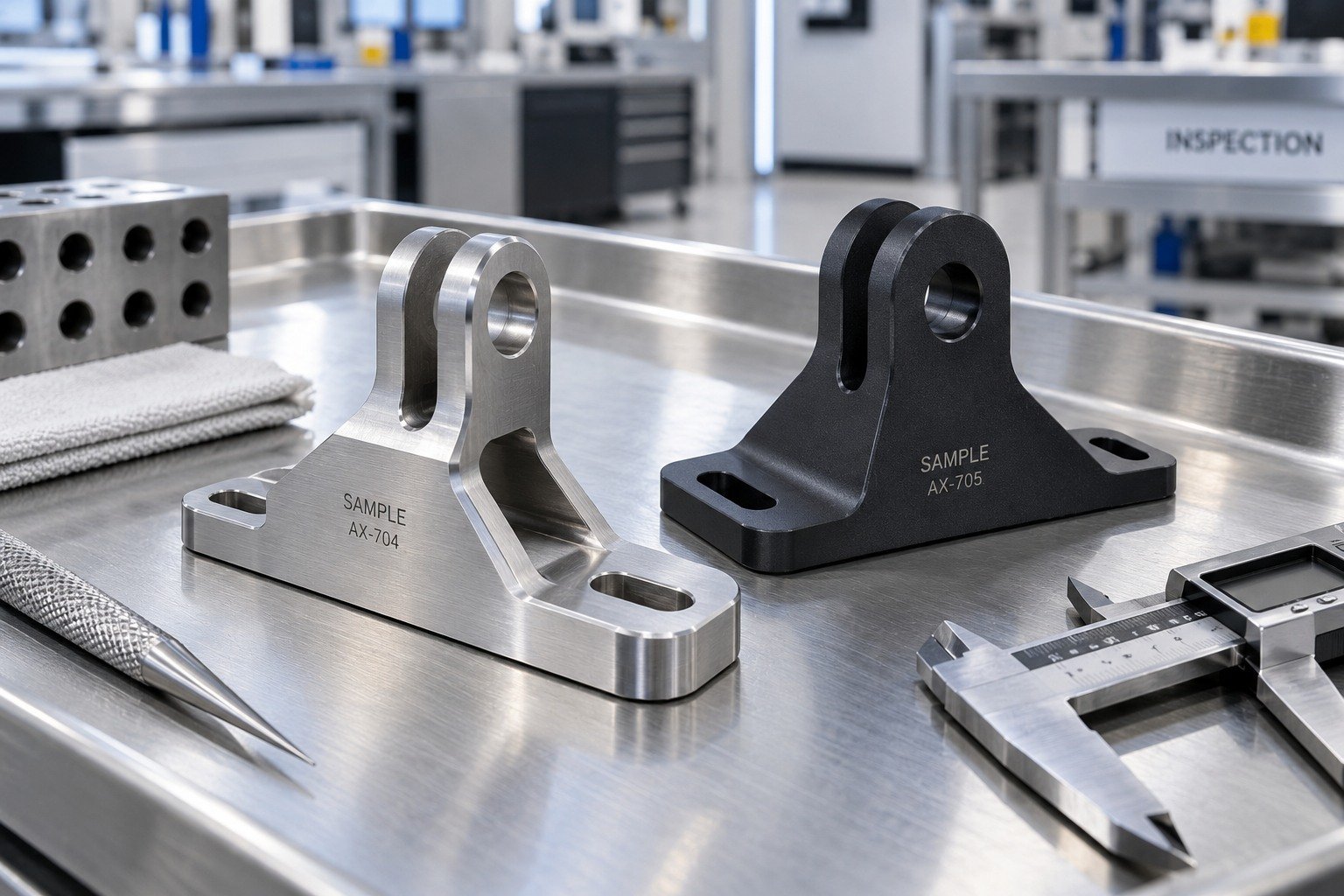 Downstream Treatment — illustrative industrial laser-marked component
