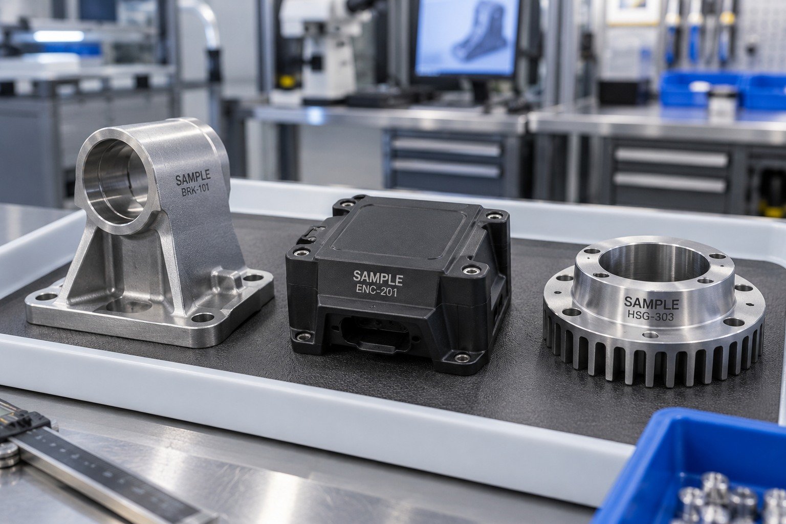 Shipment Release — illustrative industrial laser-marked component