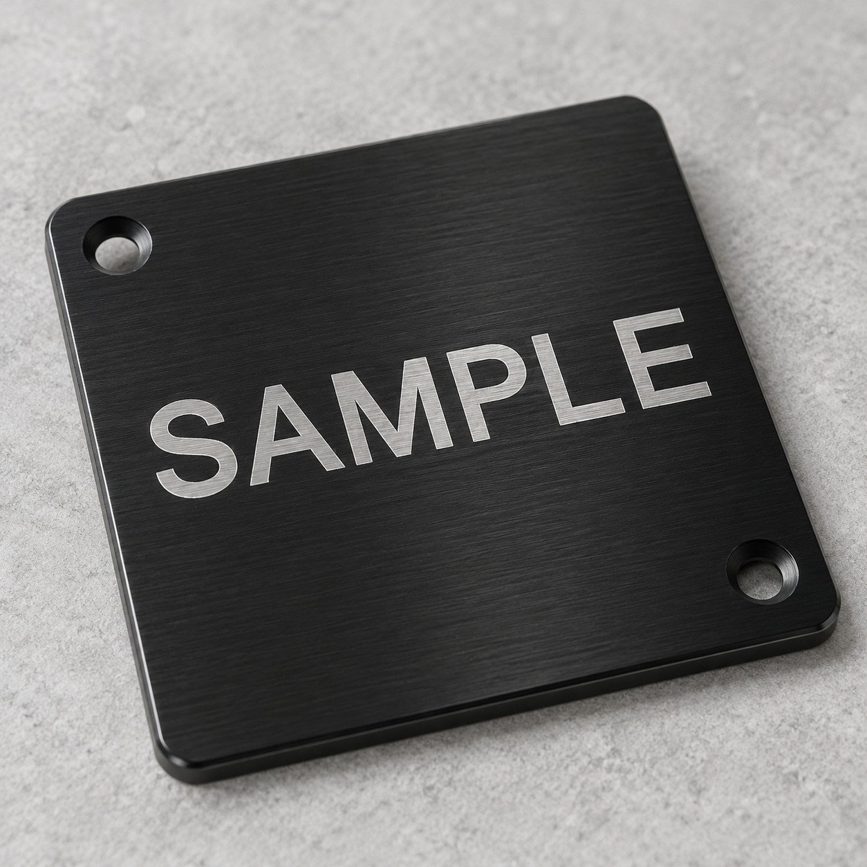 Illustrative laser engraving finish concept