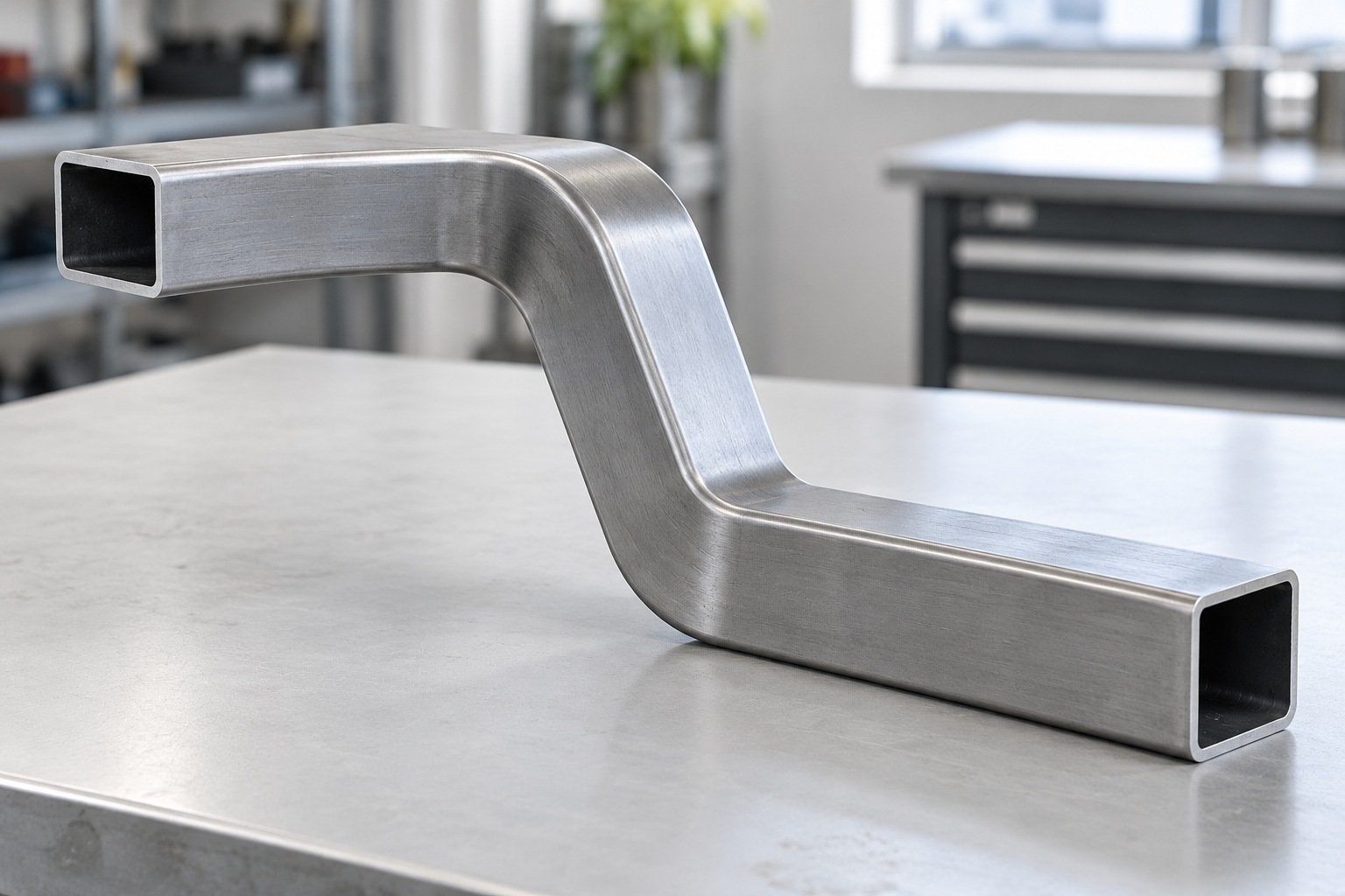 Your Custom Part — Bend Plan — illustrative tube concept