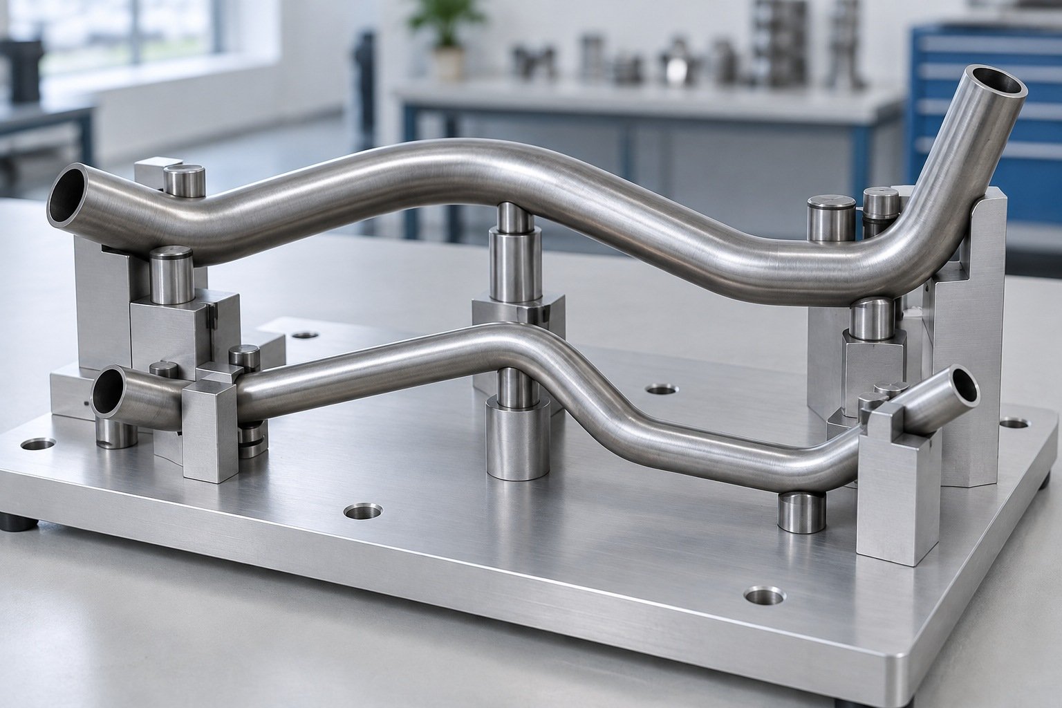 Final Features — illustrative tube inspection and release concept
