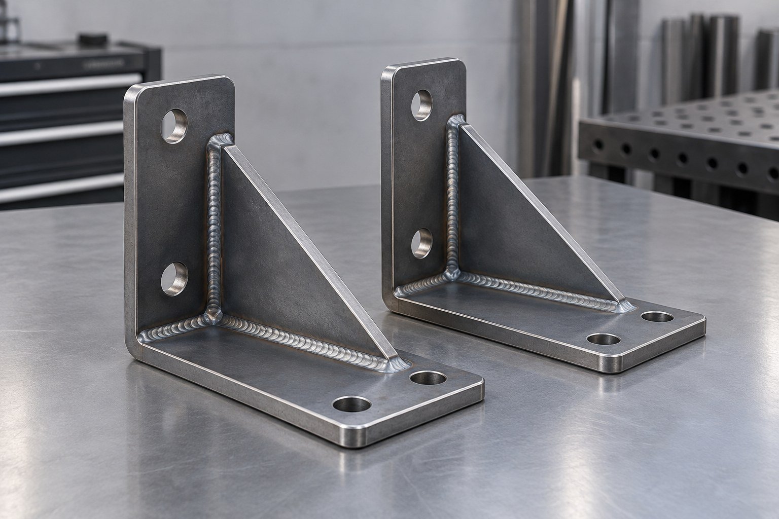 Brackets — illustrative welded assembly or process detail