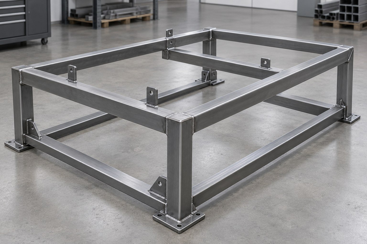 Welded equipment frames
