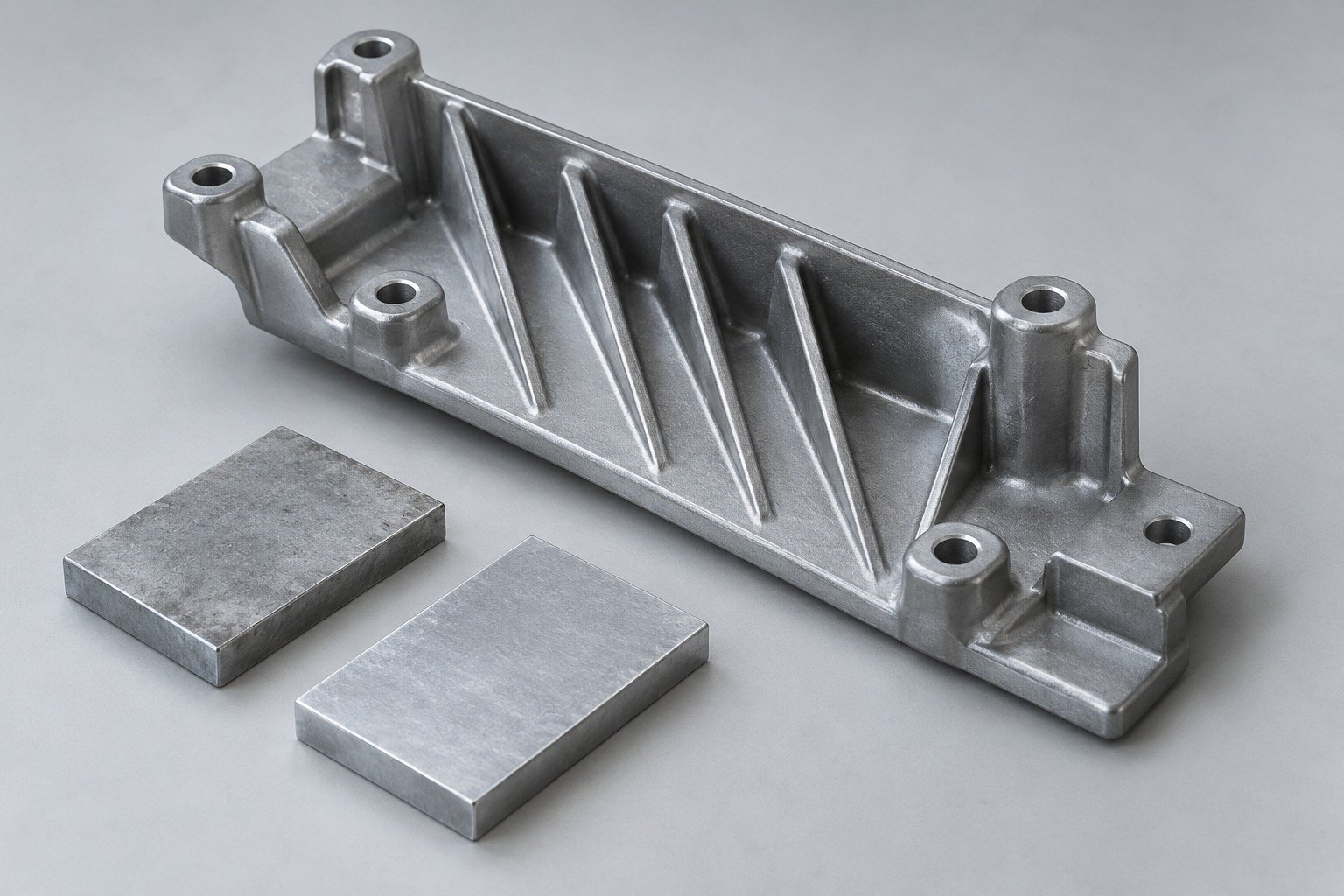 Custom Brackets — Alloy — Illustrative component concept.