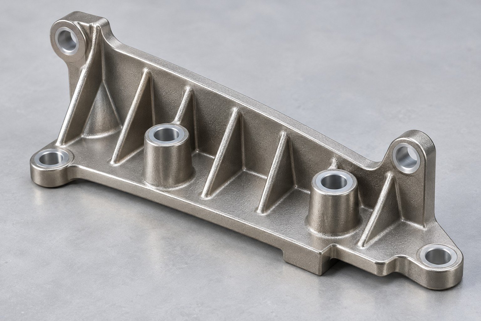 Custom Brackets — Finish — Illustrative component concept.