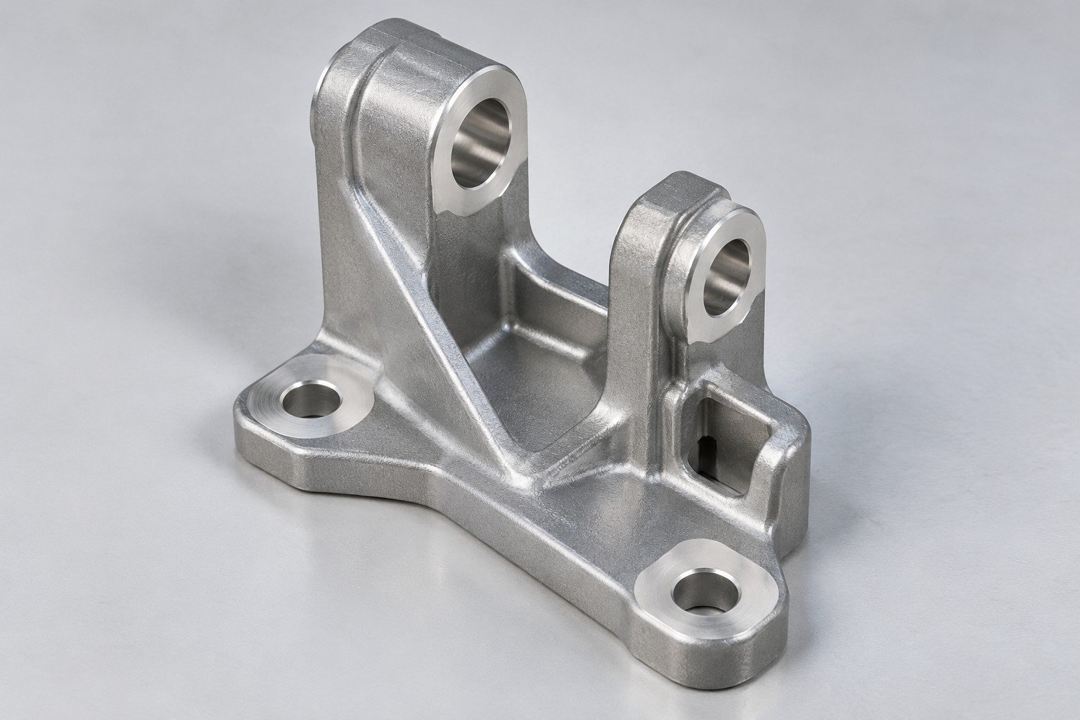 Soporte de zinc con acabado satinado — concepto ilustrativo de recubrimiento