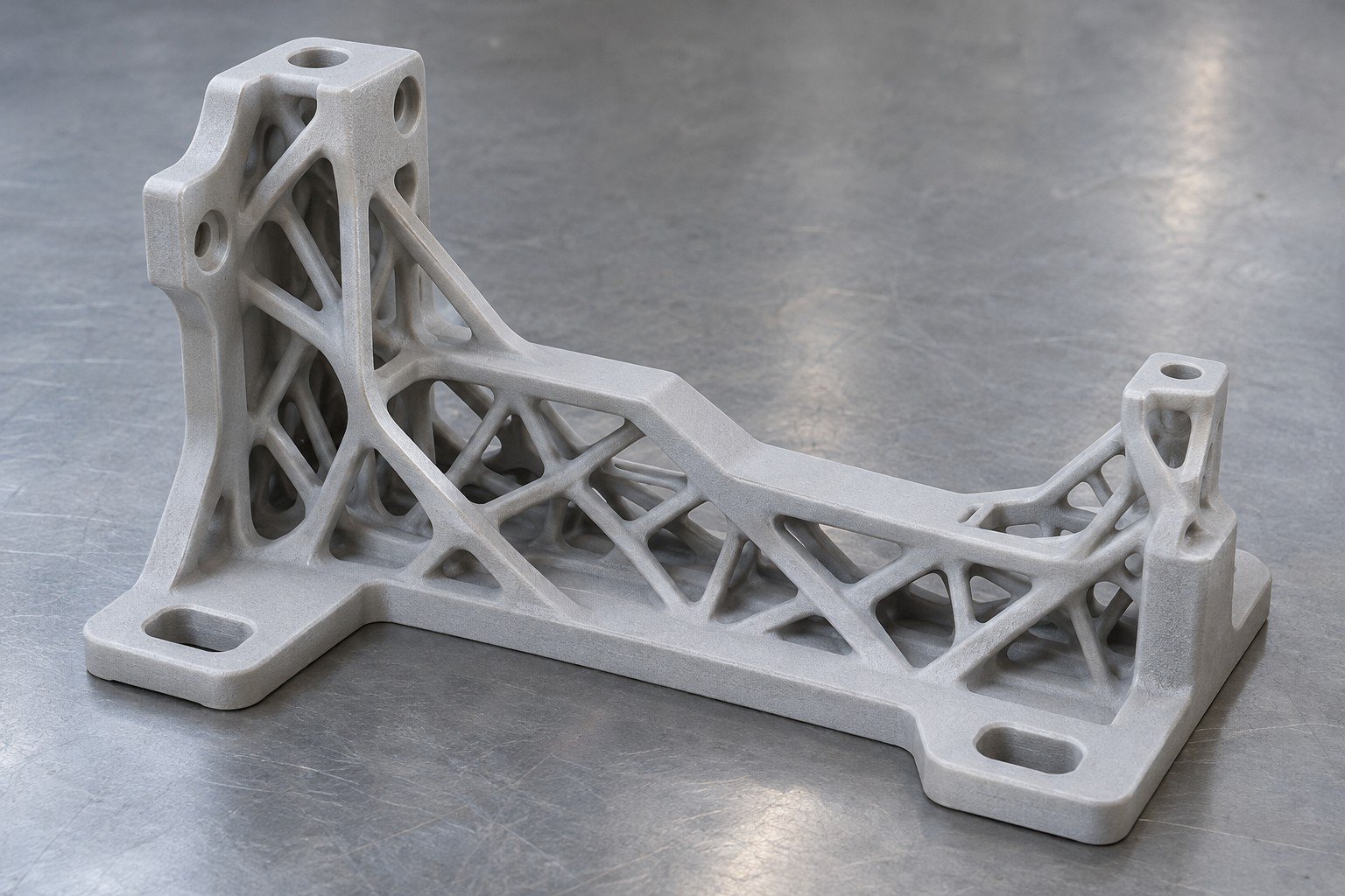 Impresión 3D y prototipado — concepto de fabricación ilustrativo