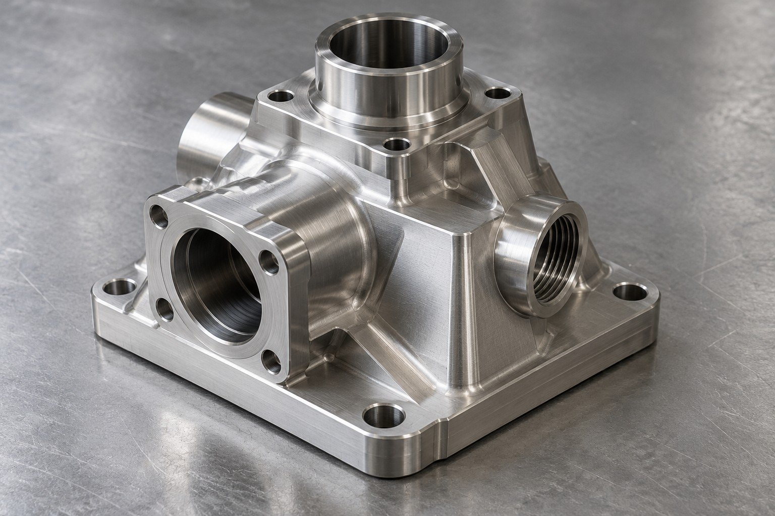 Usinage CNC — concept de fabrication illustratif