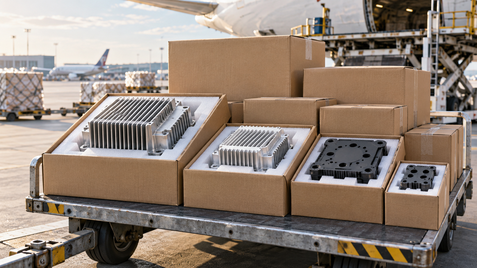 Illustrative repeat orders planning for manufactured-part shipments