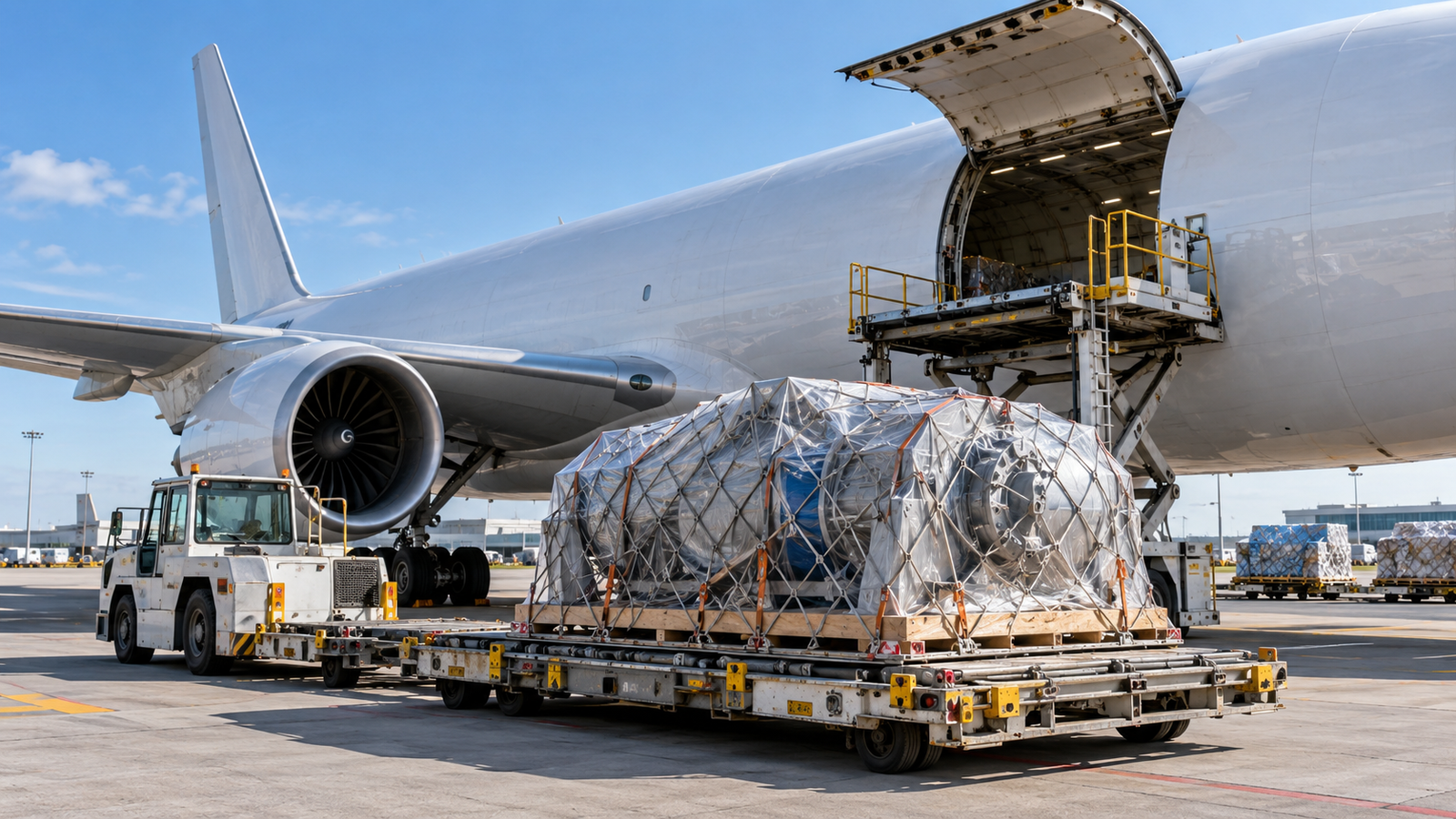 Illustrative air cargo handling