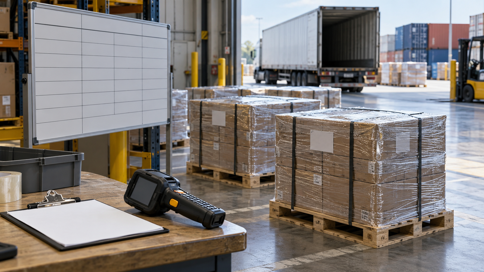 Illustrative delivery schedule planning for manufactured-part shipments