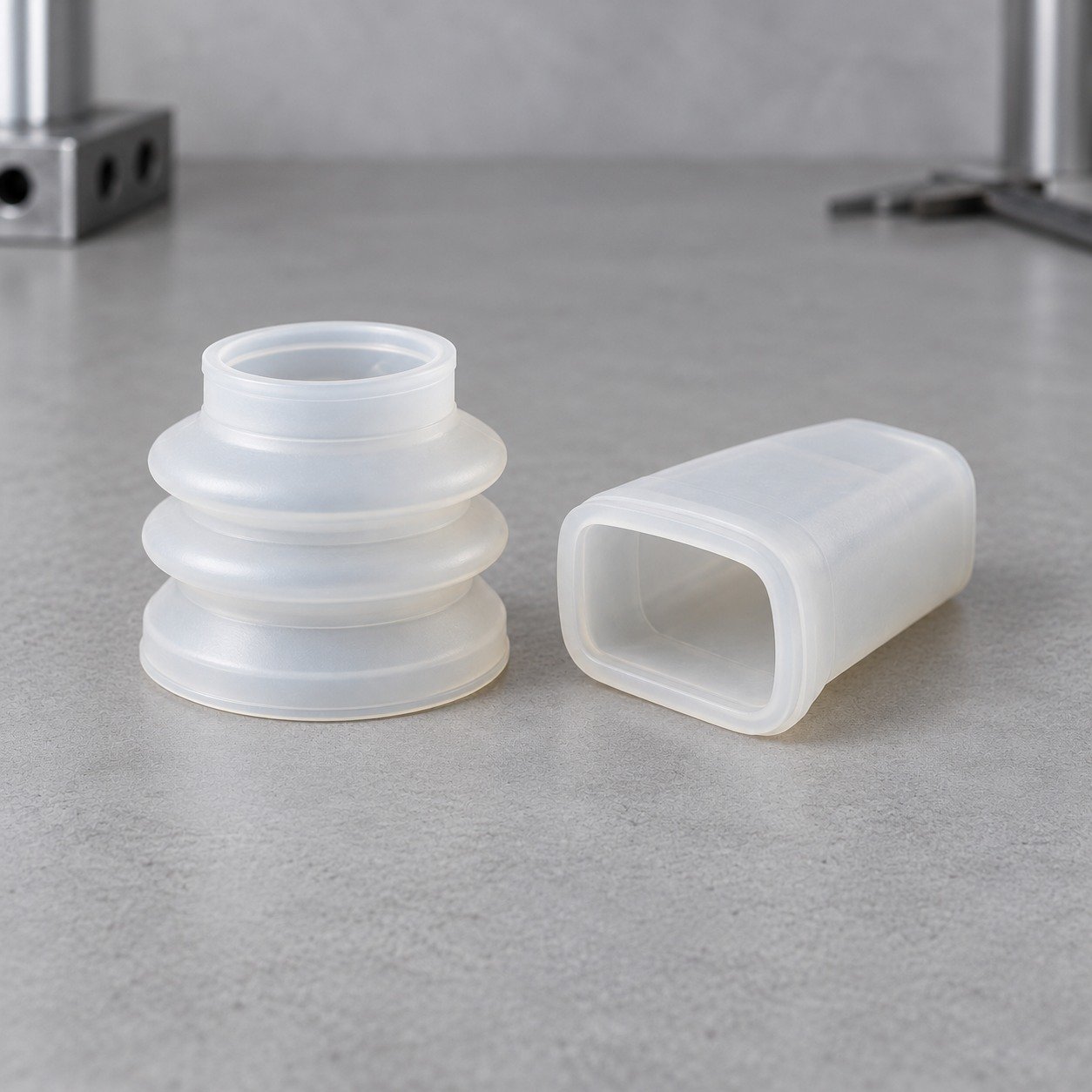 Illustrative translucent silicone protective cover