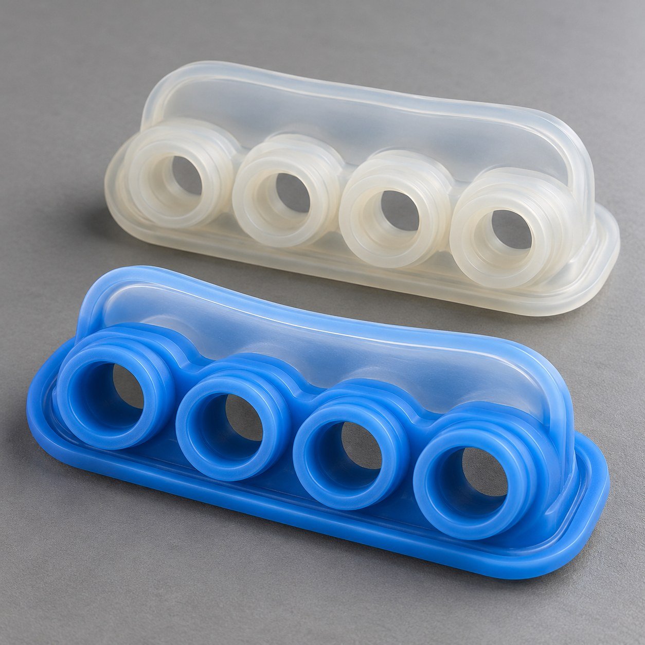 Membrana o sello de conector de silicona ilustrativo