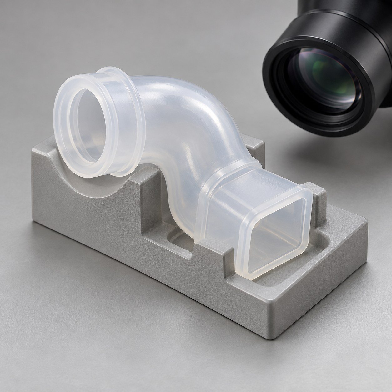 Capot protecteur en silicone translucide illustratif