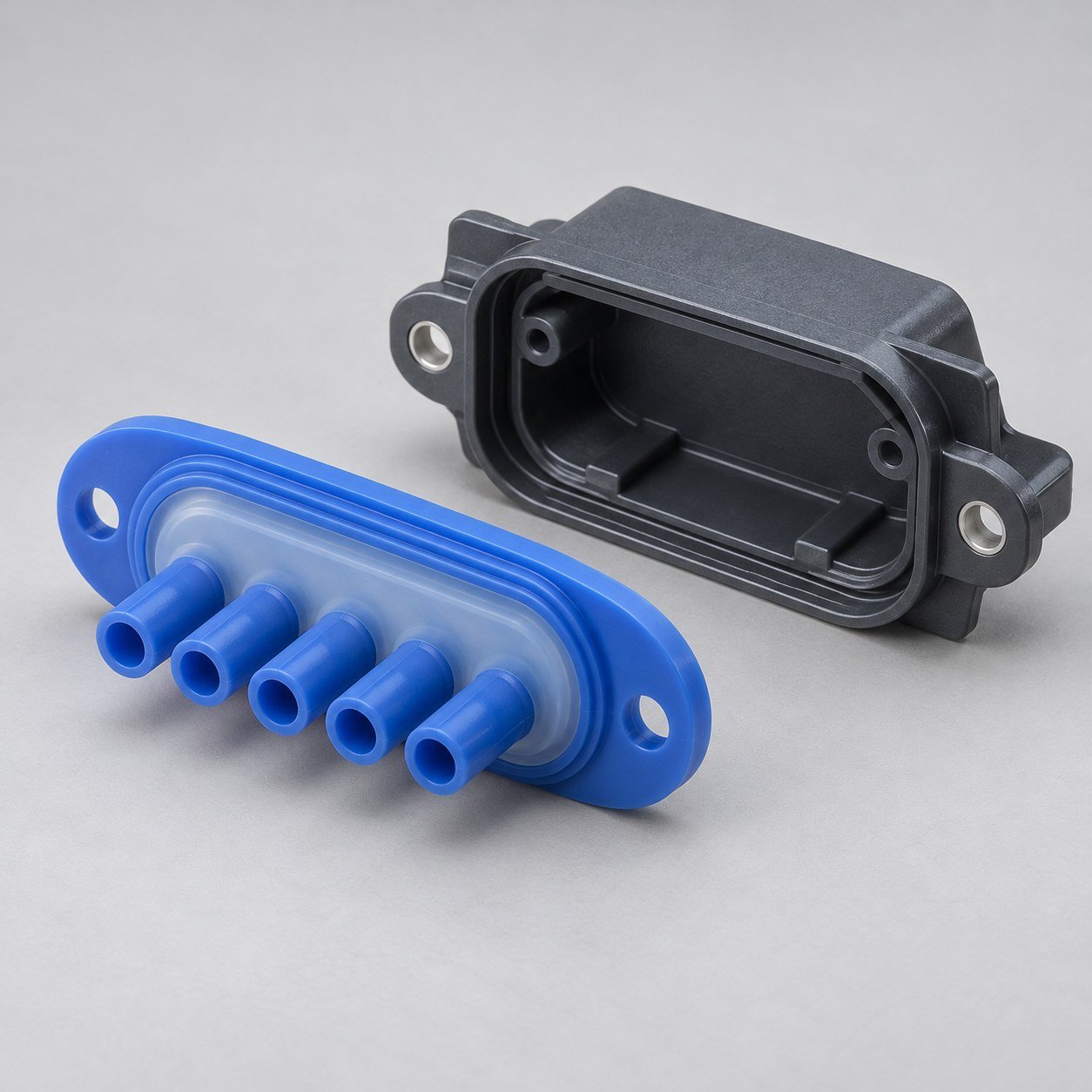 Membrane ou joint de connecteur silicone illustratif