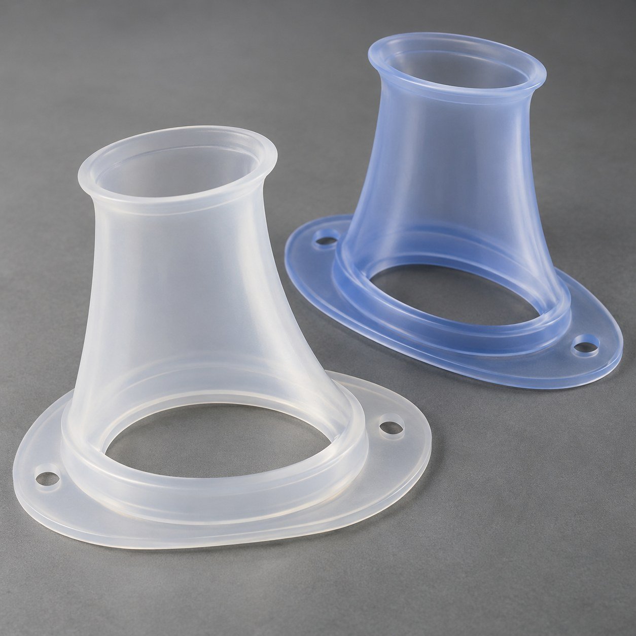 Copertura protettiva in silicone traslucido illustrativa