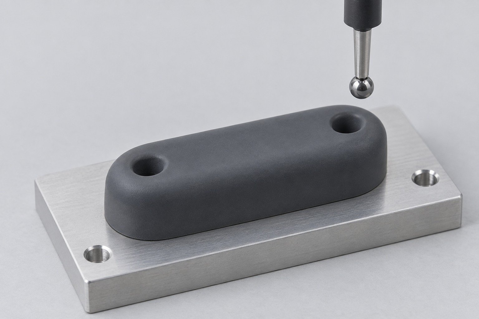 Illustrative soft silicone bumper and mounting features