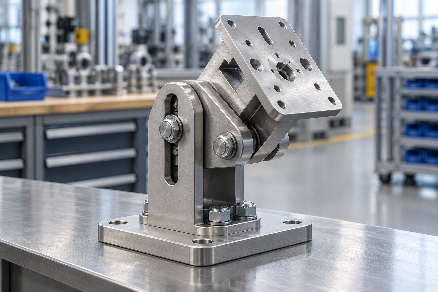 Mechanical mounting module for industrial machine enclosure