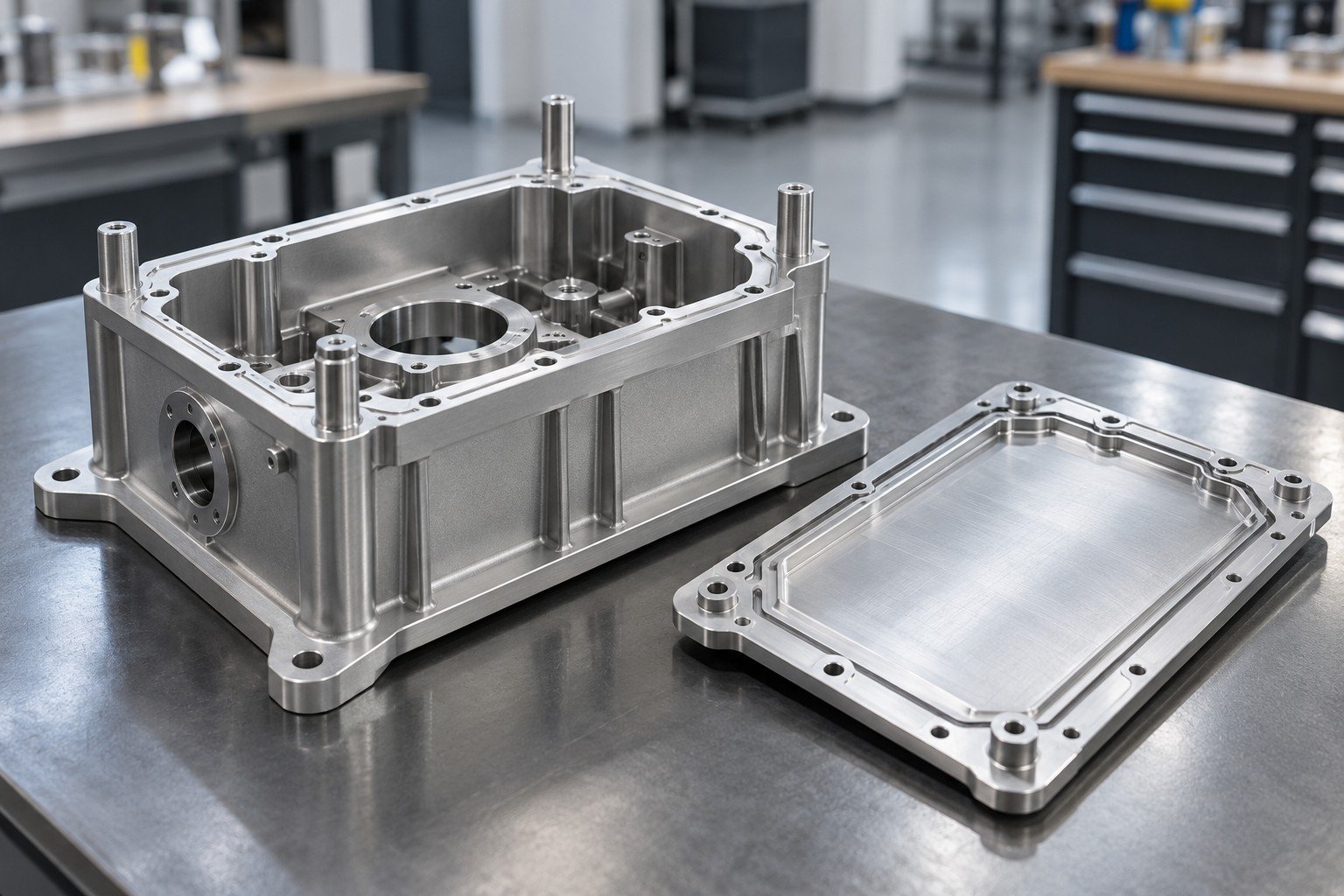 Mechanical equipment housing subassembly with removable cover and standoffs