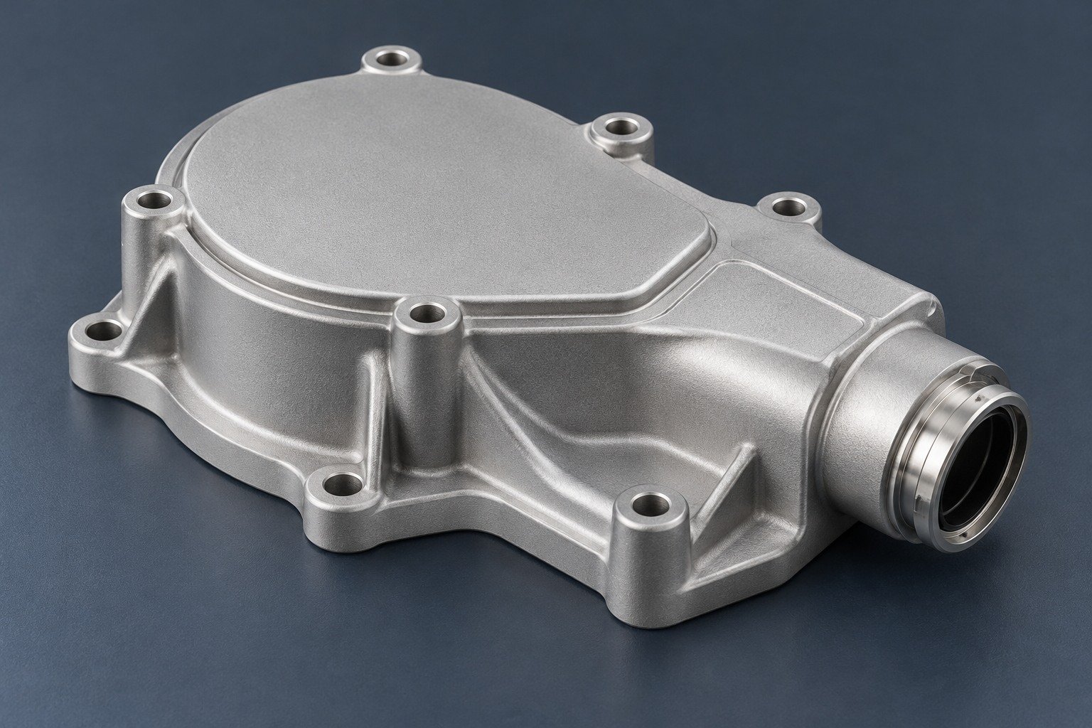 Illustrative magnesium alloy asymmetric sensor housing concept