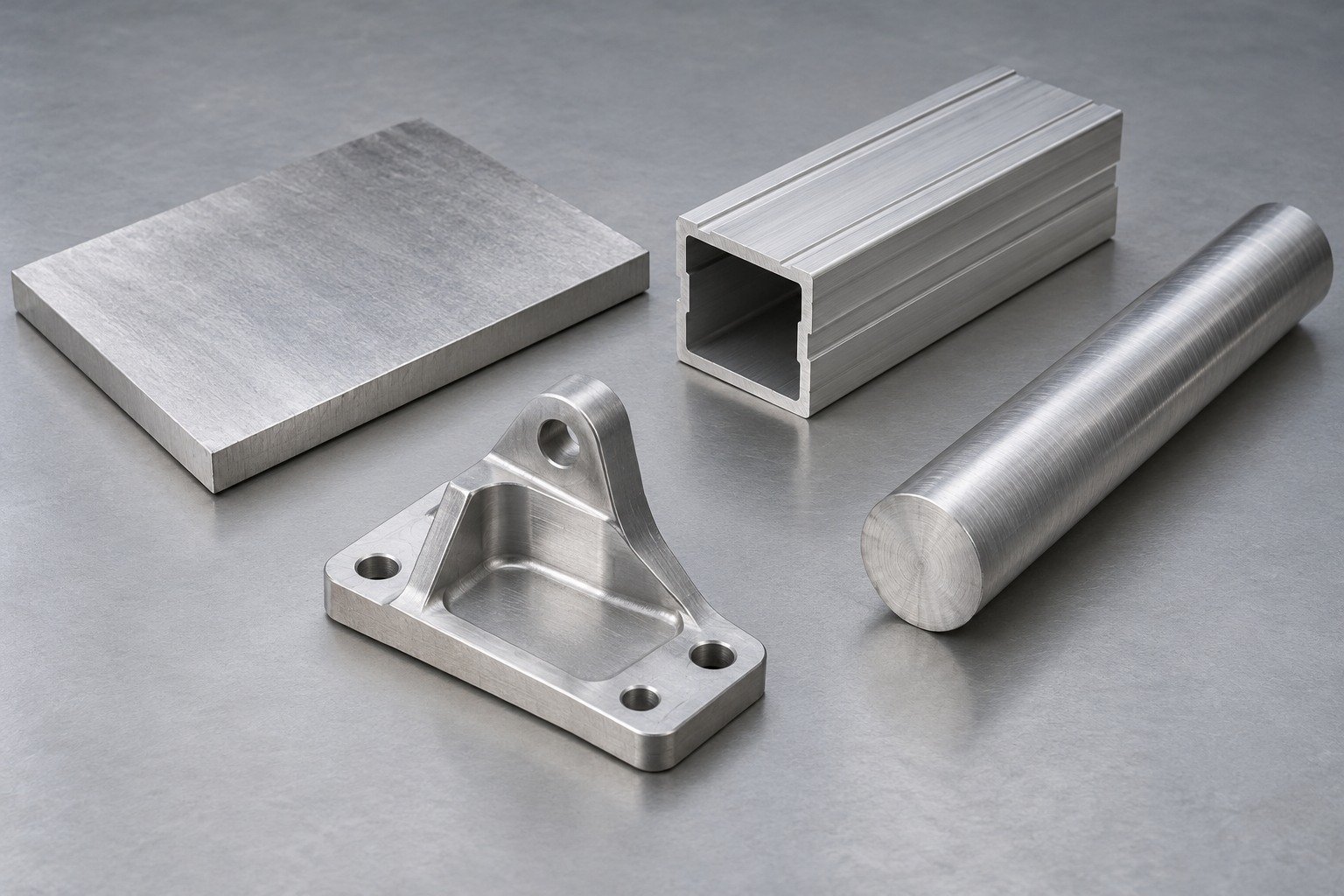 Wrought & Machined magnesium alloy product form concepts — illustrative generated concept
