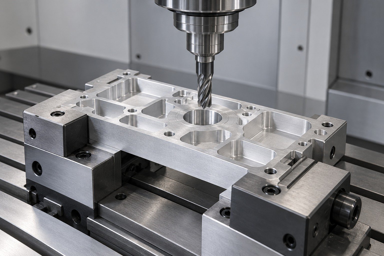 CNC Machining magnesium concept — illustrative generated concept