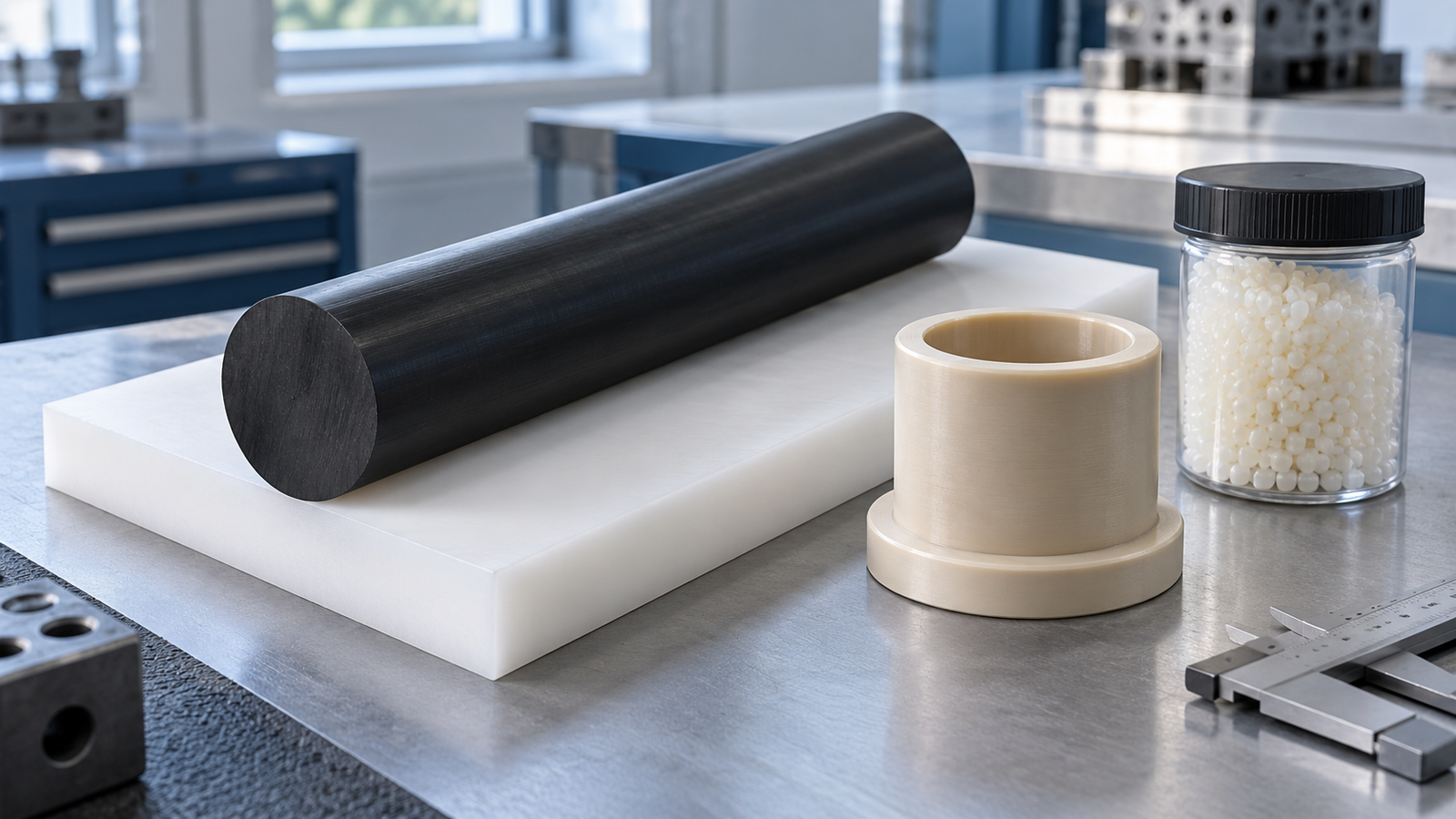 Illustrative plastics & composites documentation concept