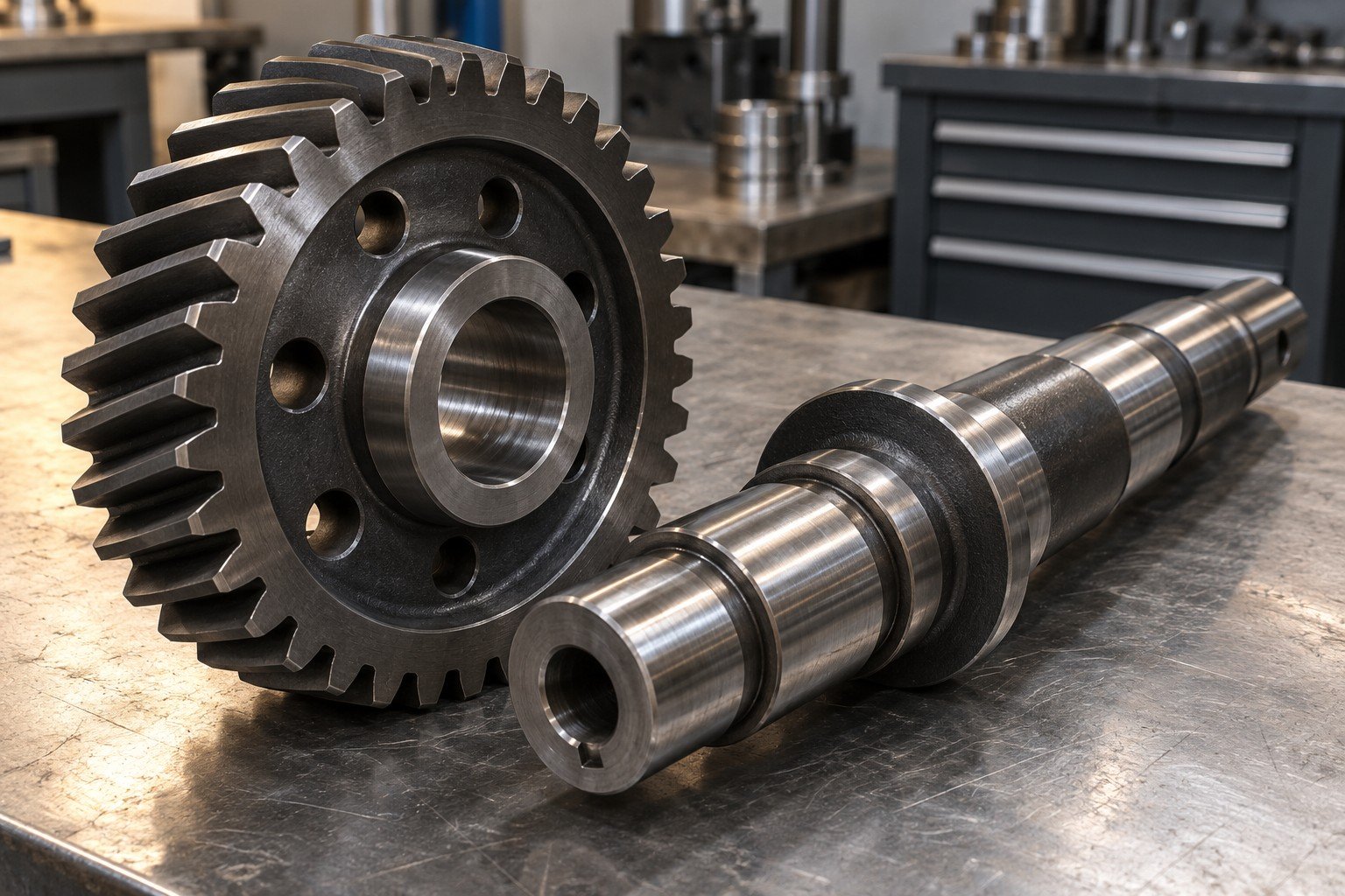 Metal heat treatment & state concept review — illustrative generated concept