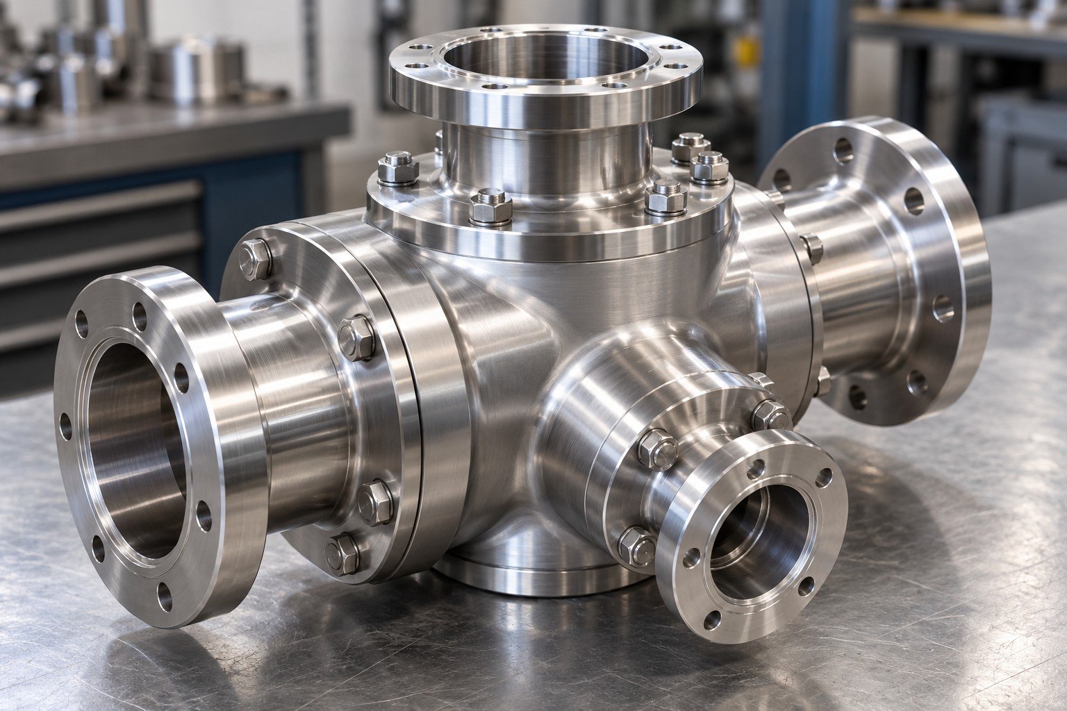 Stainless Steel component concept — illustrative generated concept