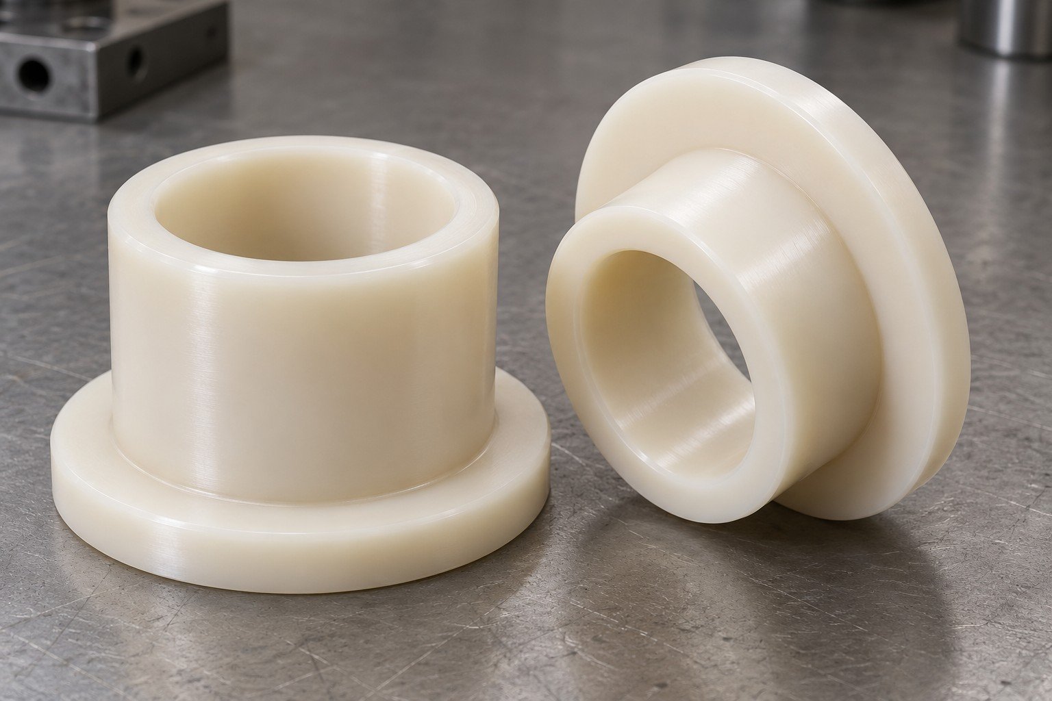 Nylon moisture & fit review component — illustrative generated concept
