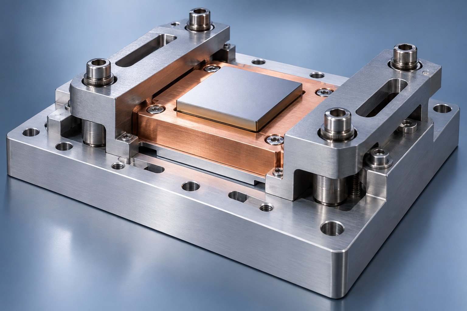 Illustrative installed environment review for optical telecom cooling components; not documentary customer photography