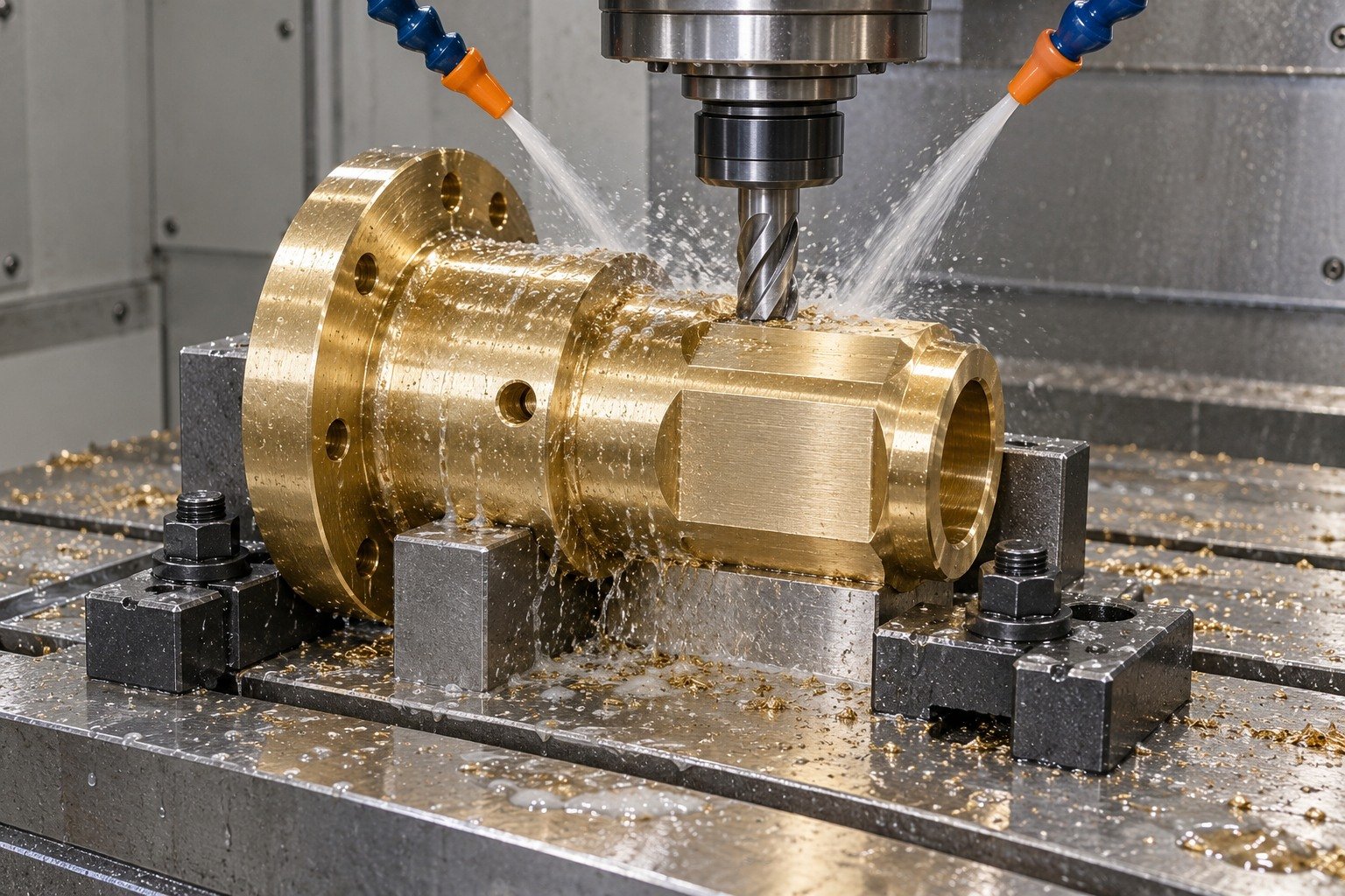 Machining review of a brass naval brass shaft sleeve — illustrative generated component concept