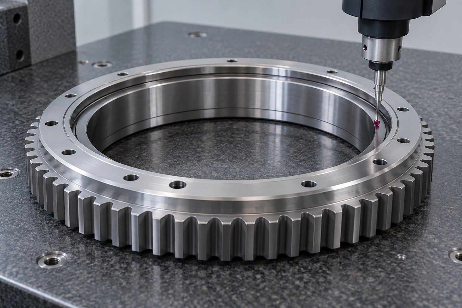 specialty steel final features inspection and receiving review — illustrative component concept