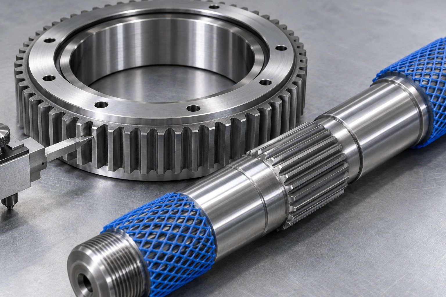 Finish & Protect specialty steel component concept — illustrative component concept
